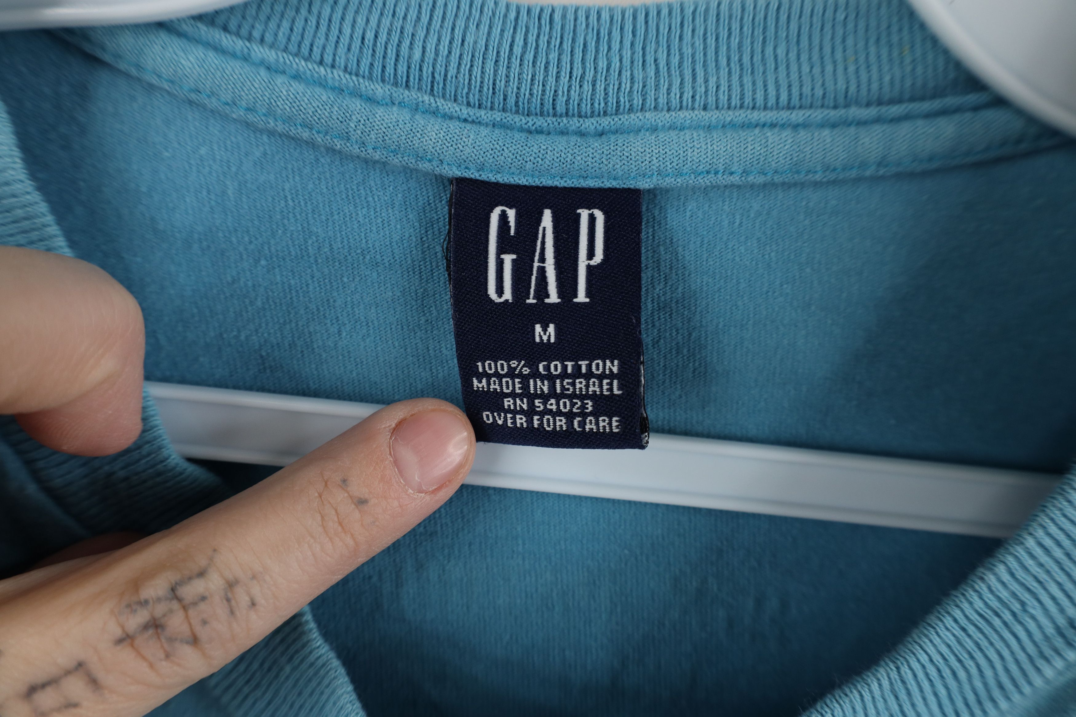 Gap × Vintage Vintage 90s Y2K Gap Patrol Skiing Long Sleeve T-Shirt Blue Size US M / EU 48-50 / 2 - 8 Thumbnail