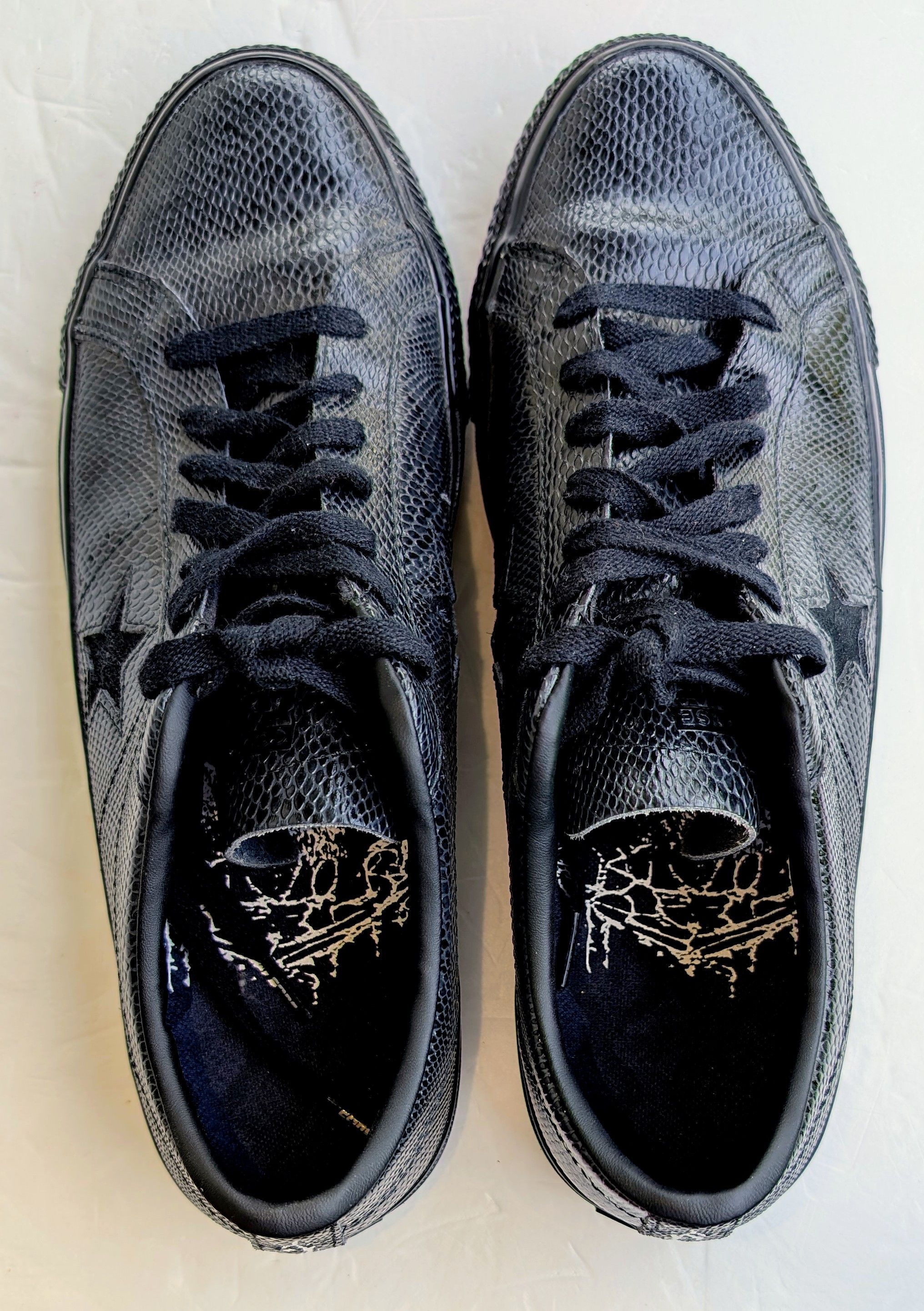 Converse Converse Jamie Platt One Star Pro Size 12 Black Snakeskin Size US 12 / EU 45 - 11 Thumbnail