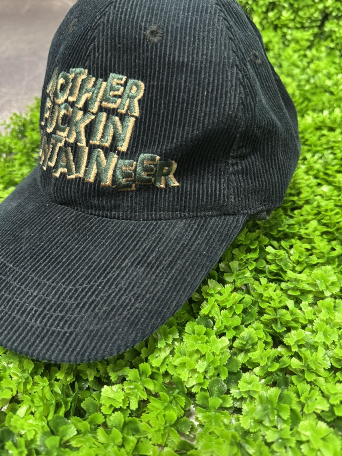 Dsquared2 Dsquared2 "Mother Fuckin Mountaineer" Corduroy Baseball Cap Size ONE SIZE - 6 Thumbnail