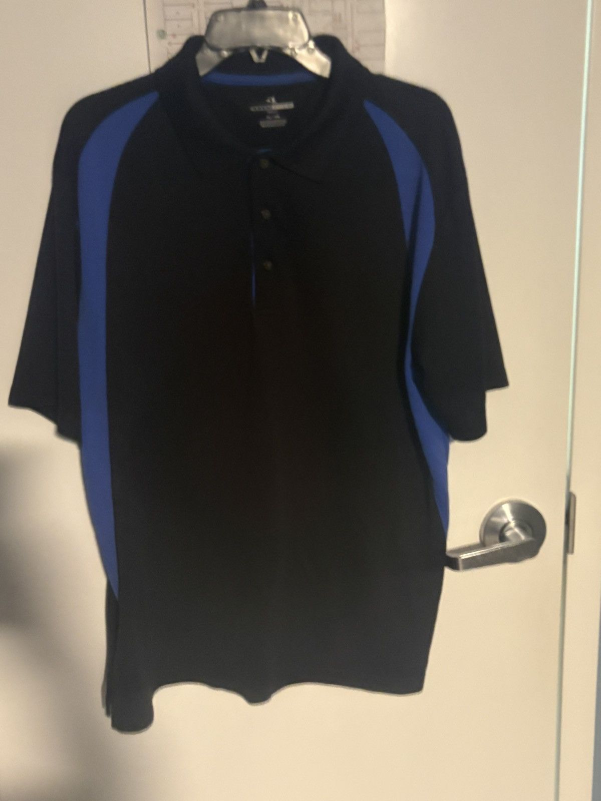 Other Grand Slam Golf Polo Shirt Black Blue XL 100% Polyester Size US XL / EU 56 / 4 - 1 Thumbnail