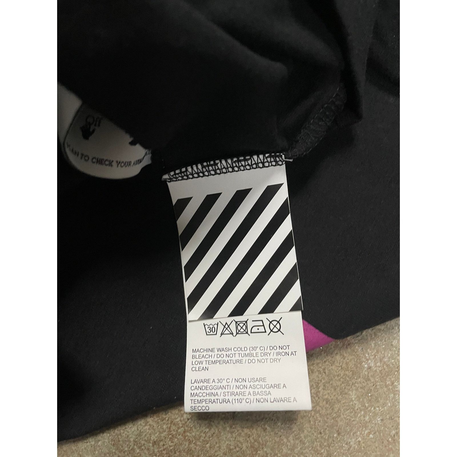 Off-White Off White Tee Black Blue New XS Size US XS / EU 42 / 0 - 3 Thumbnail