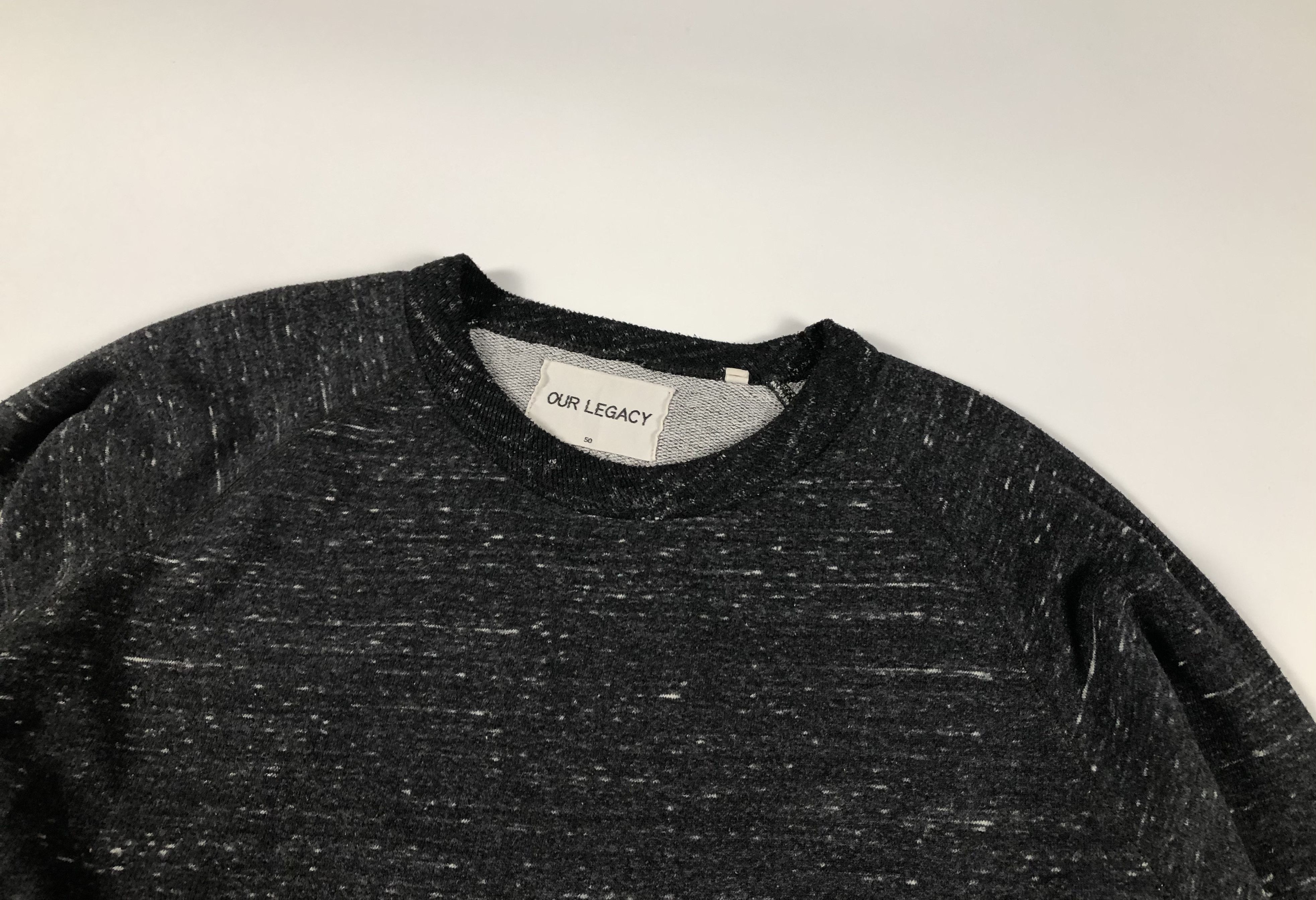 Our Legacy Our Legacy Grey Bucle Crewneck Sweatshirt Size US M / EU 48-50 / 2 - 2 Thumbnail