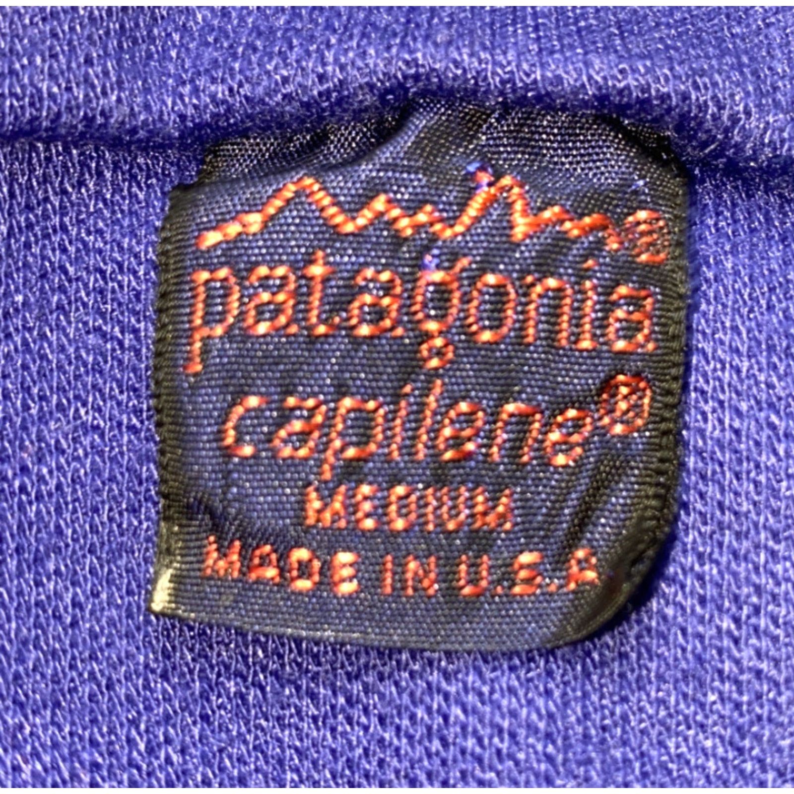 Patagonia VINTAGE Patagonia Capilene Mens Purple USA Made 1/2 Zip Pullover Jacket Size M Size US M / EU 48-50 / 2 - 6 Thumbnail