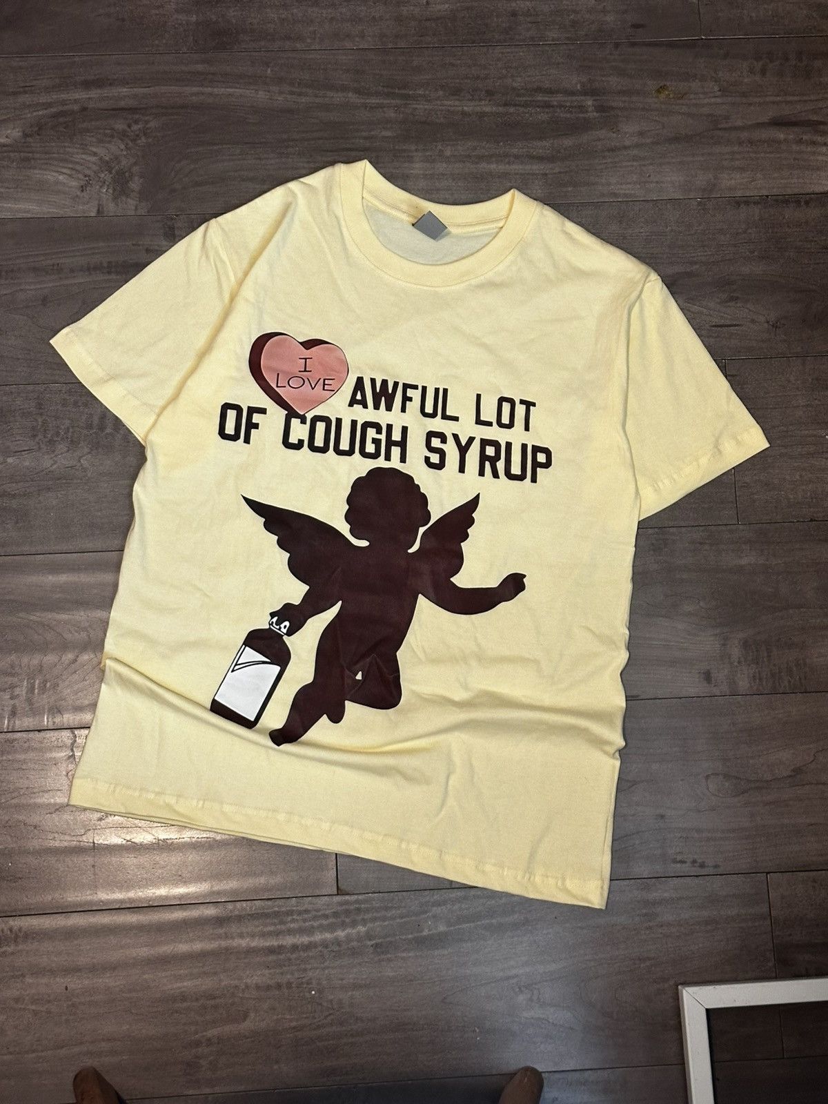 Other Yellow and Brown Cotton Syrup Tshirt Size US L / EU 52-54 / 3 - 1 Thumbnail