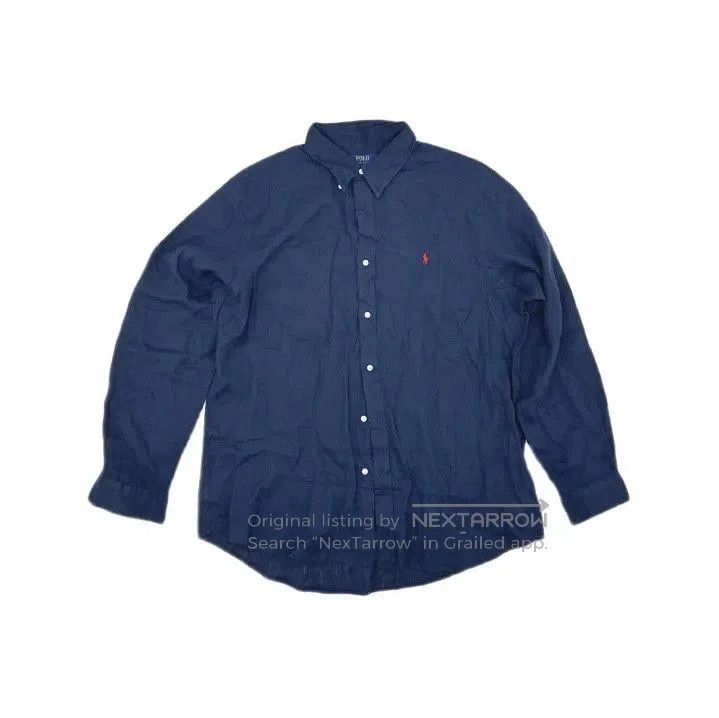 Polo Ralph Lauren Polo Ralph Lauren Solid Logo Embroidered Long Sleeve Shirt. Size US XXL / EU 58 / 5 - 2 Thumbnail
