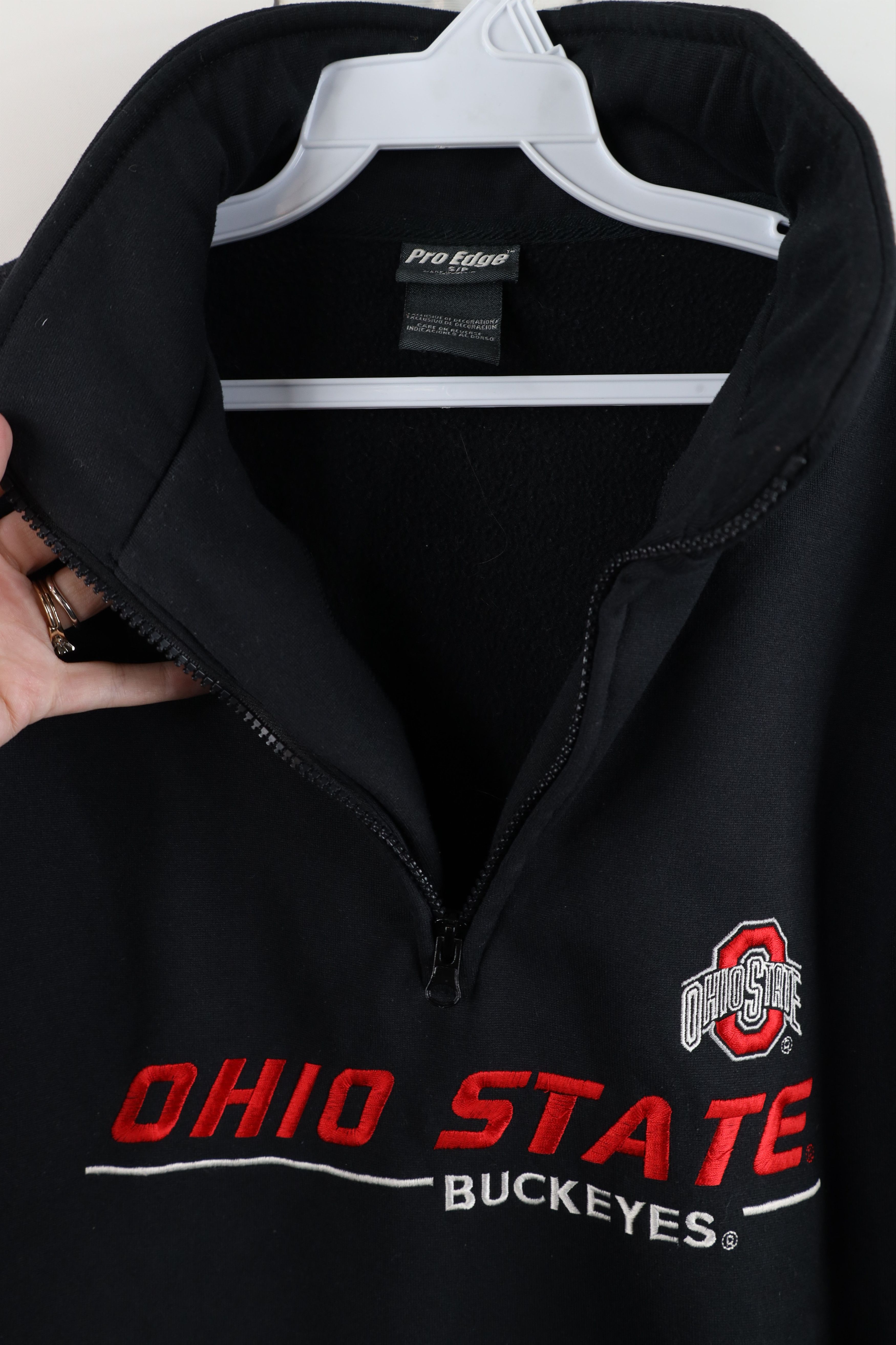 Vintage Vintage Ohio State University Half Zip Fleece Sweatshirt Size US S / EU 44-46 / 1 - 7 Thumbnail
