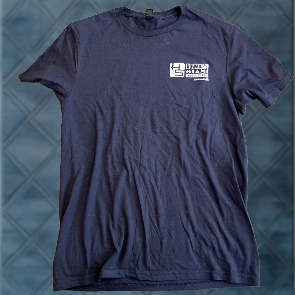 Gildan Howard Stern Miami House Party SiriusXM Promo T Shirt M Blue Gildan T-Shirt Mens Medium NWOT RARE Size US M / EU 48-50 / 2 - 1 Thumbnail