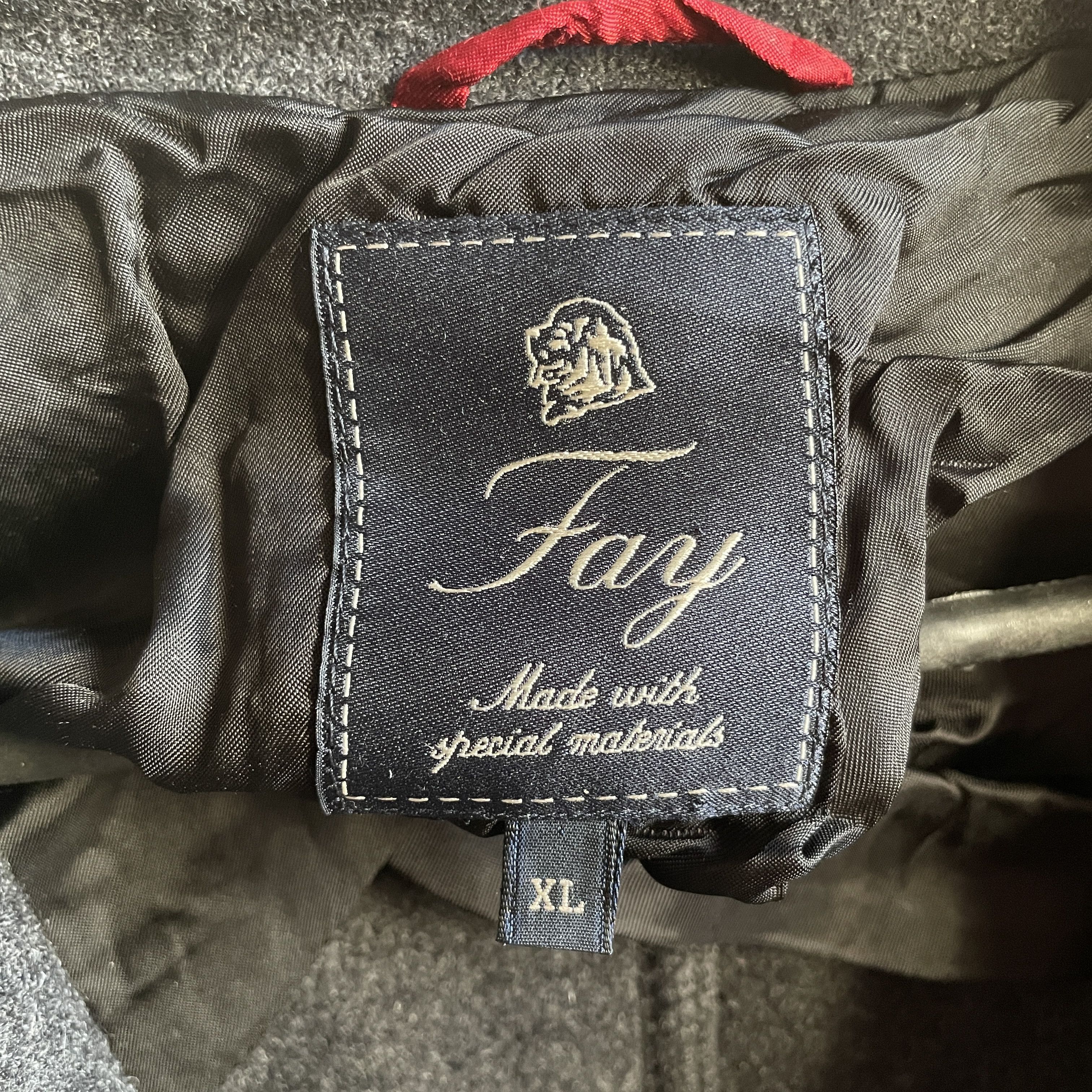 Fay Fay Womens Double Breasted Pea Coat Size XL Size XL / US 12-14 / IT 48-50 - 9 Thumbnail
