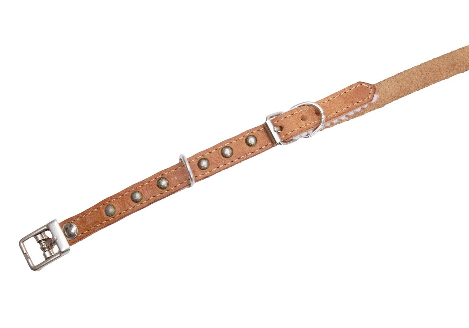 Maison Margiela Leather Narrow Belt in Brown, Size 70 Size ONE SIZE - 4 Thumbnail