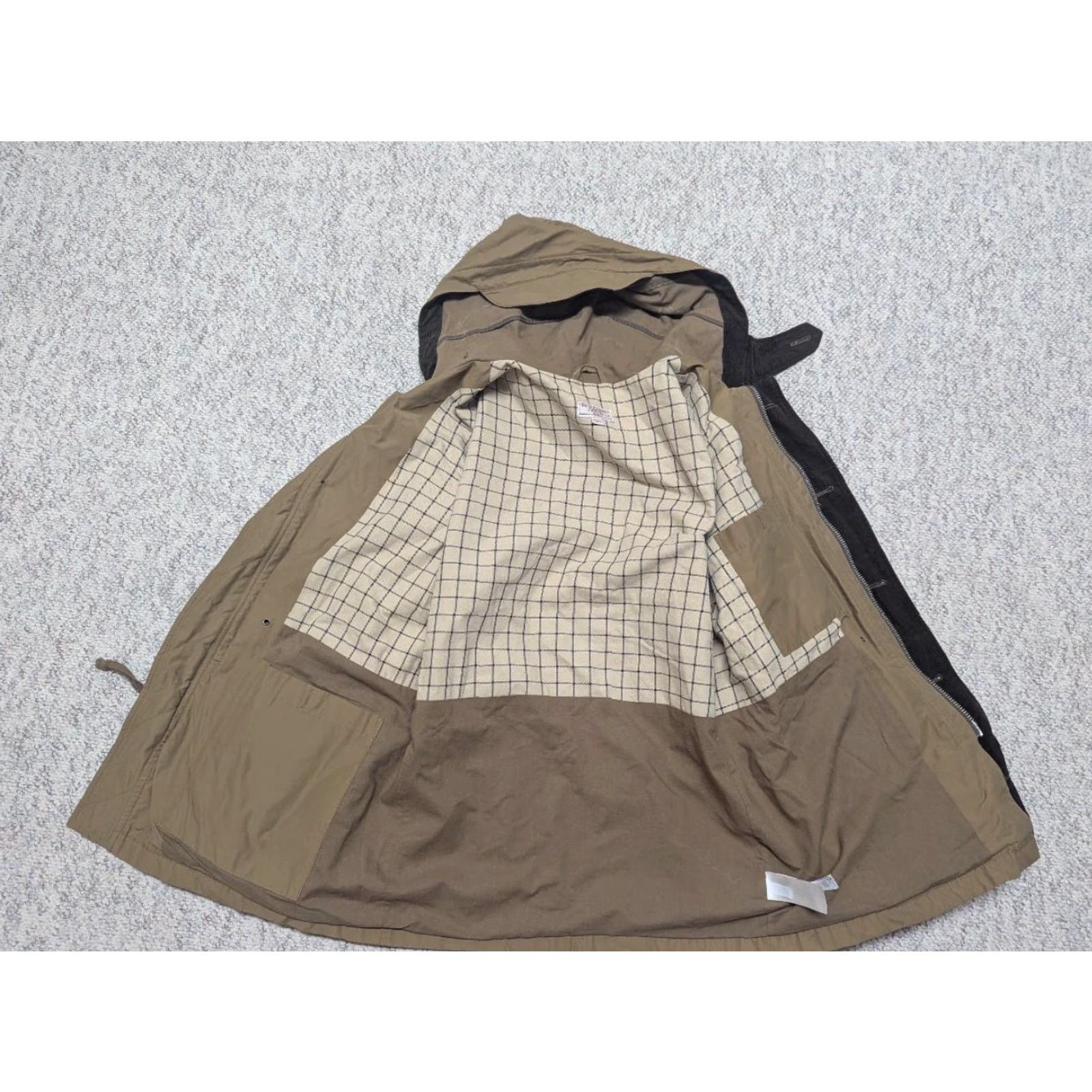 Wallace & Barnes Wallace & Barnes lightweight utility parka M nylon/cotton AA146 coat jacket Mens Regular M Brown Golden nylon/cotton parka coat Size US M / EU 48-50 / 2 - 6 Thumbnail