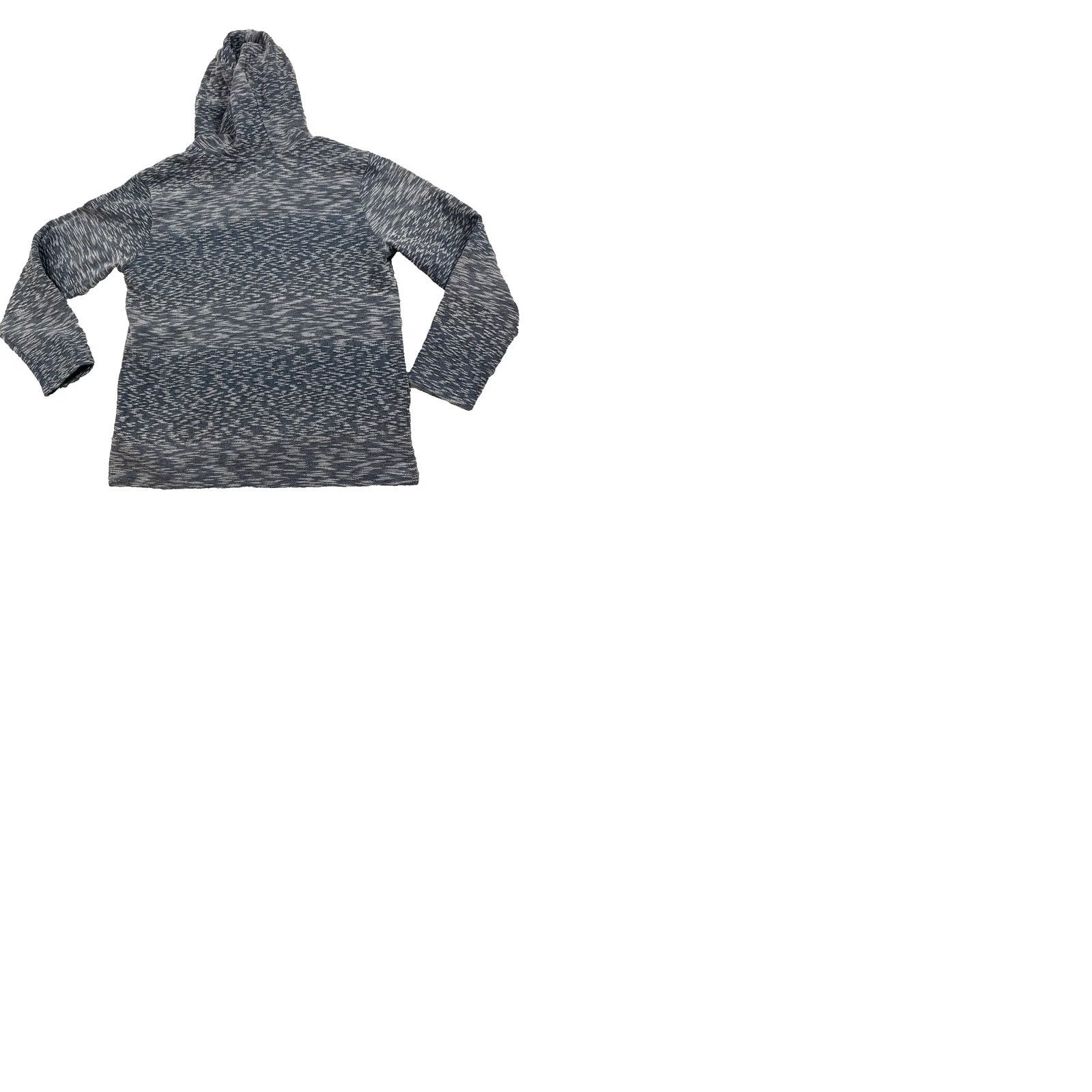 Hang Ten Hang Ten Hoodie Adult L Blue Gray Stripe Surf Beach Pullover Hooded Knit Sweatshirt Sweatshirt Size US L / EU 52-54 / 3 - 11 Thumbnail