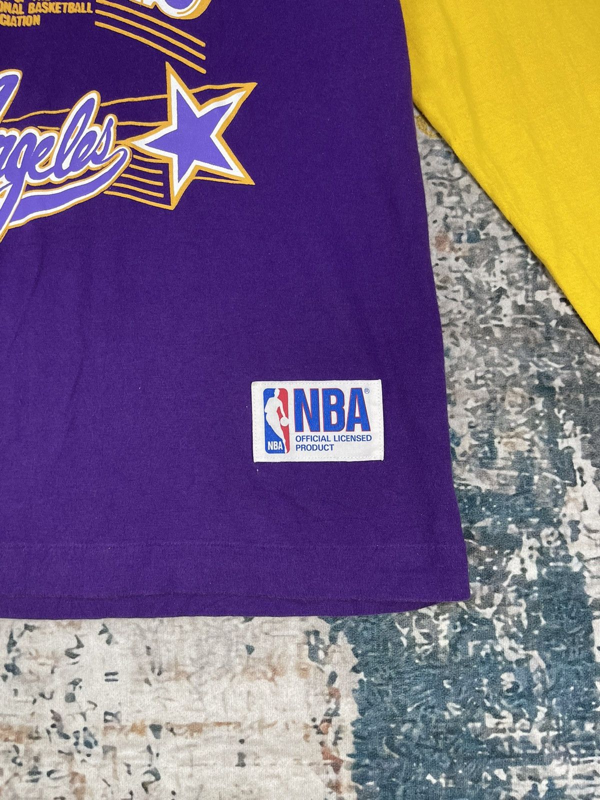 NBA Vintage NBA L.A Lakers Overprinted Shirts Size US L / EU 52-54 / 3 - 3 Thumbnail
