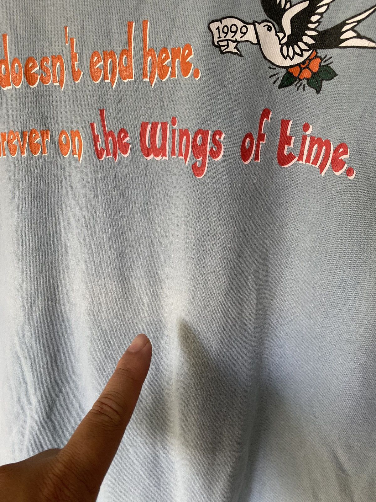 Skull Jeans by an Alchemist Vtg Poem and love tee Size US M / EU 48-50 / 2 - 6 Thumbnail