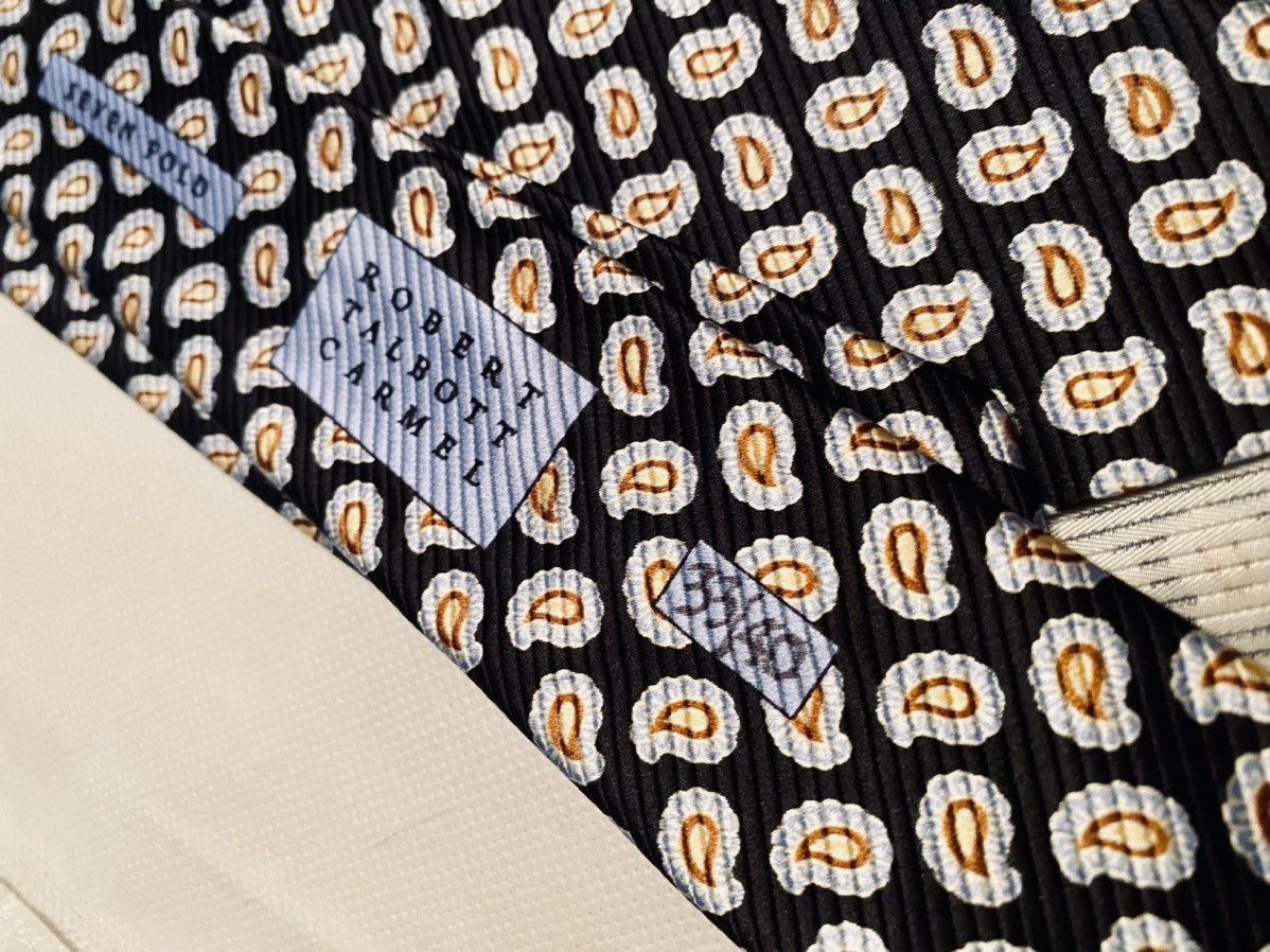 Robert Talbott Robert Talbott 🇺🇸 Carmel LE Navy seven fold tie #33 of 40 NWT Size ONE SIZE - 2 Thumbnail