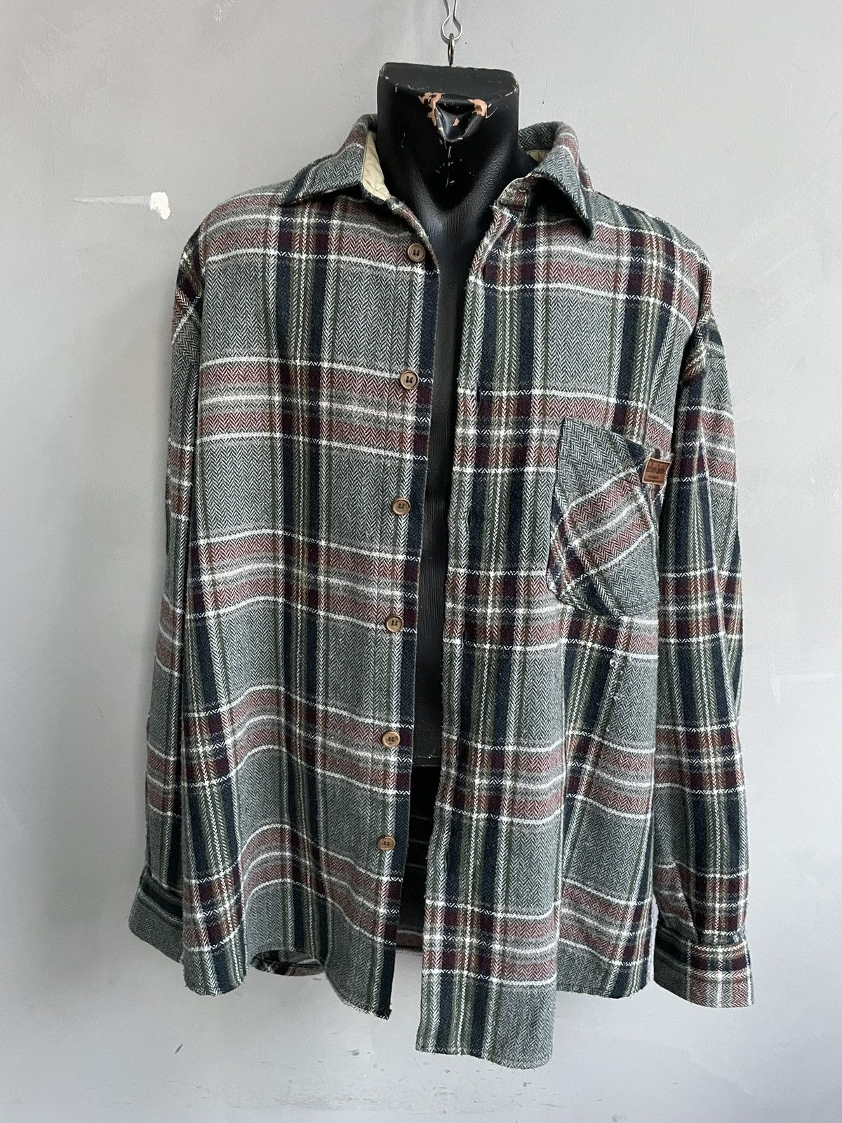 Marlboro Marlboro classic flannel Oversized Shirt button up Workwear Size US M / EU 48-50 / 2 - 1 Thumbnail