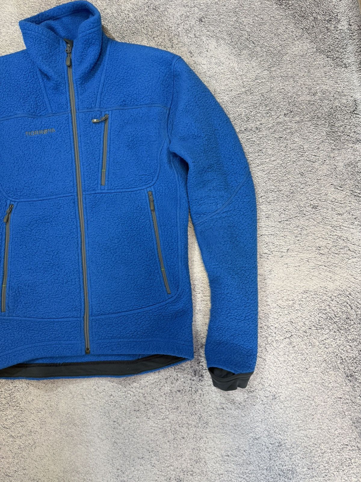 Norrona Norrøna Trollveggen Warm2 Fleece Jacket Men XS Polartec Blue Size US XS / EU 42 / 0 - 5 Thumbnail
