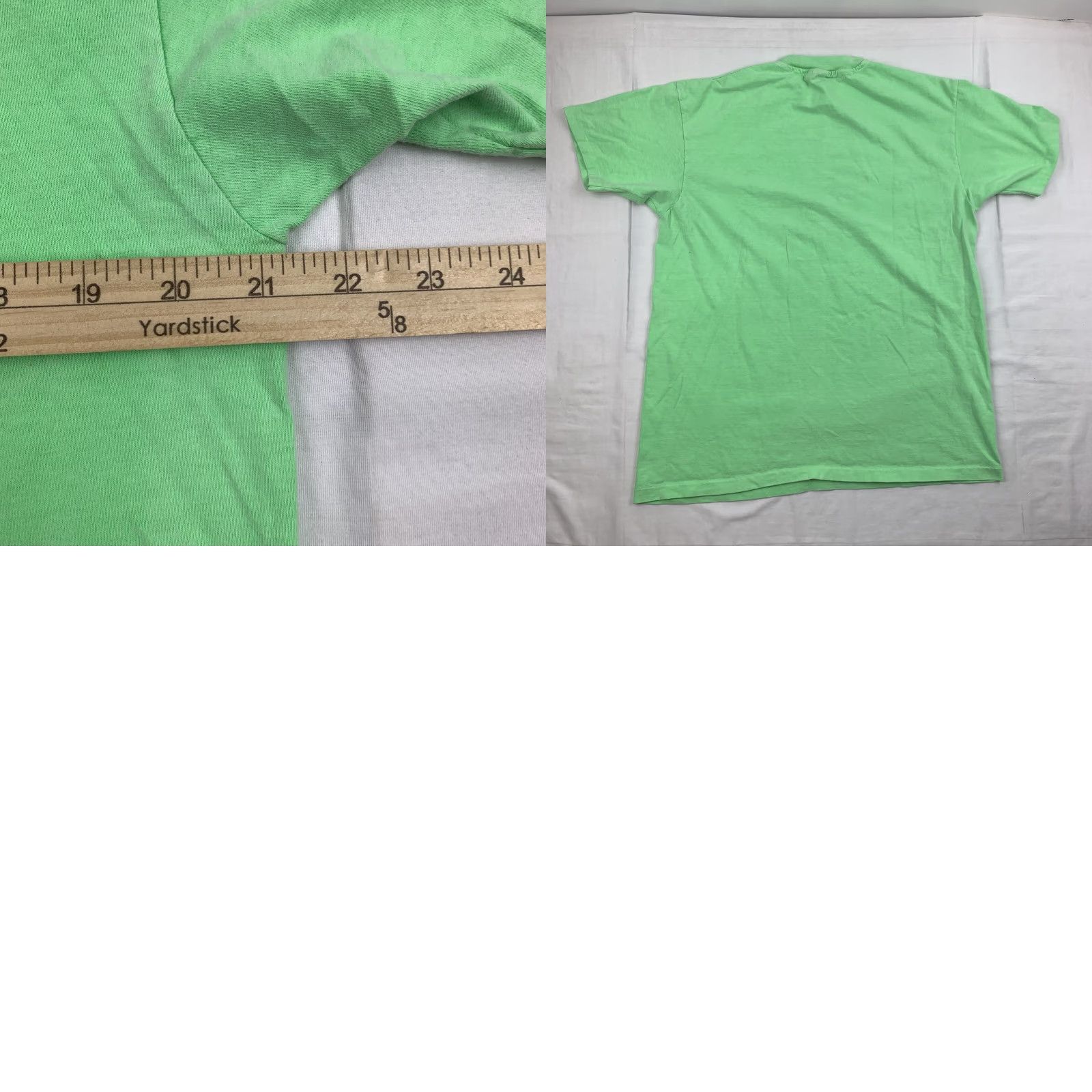 Hanes VINTAGE Hanes T-Shirt 90s Music Green XL Adult Crew Neck Short Sleeve Nashville NACA National Convention 1991 Boys/Men? Size US XL / EU 56 / 4 - 8 Thumbnail