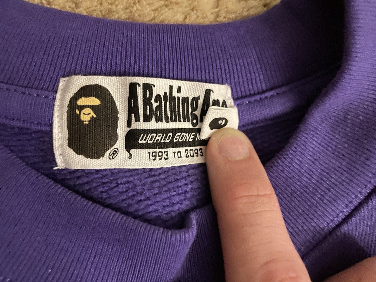 Bape Bathing Ape Crewneck Size US S / EU 44-46 / 1 - 6 Thumbnail
