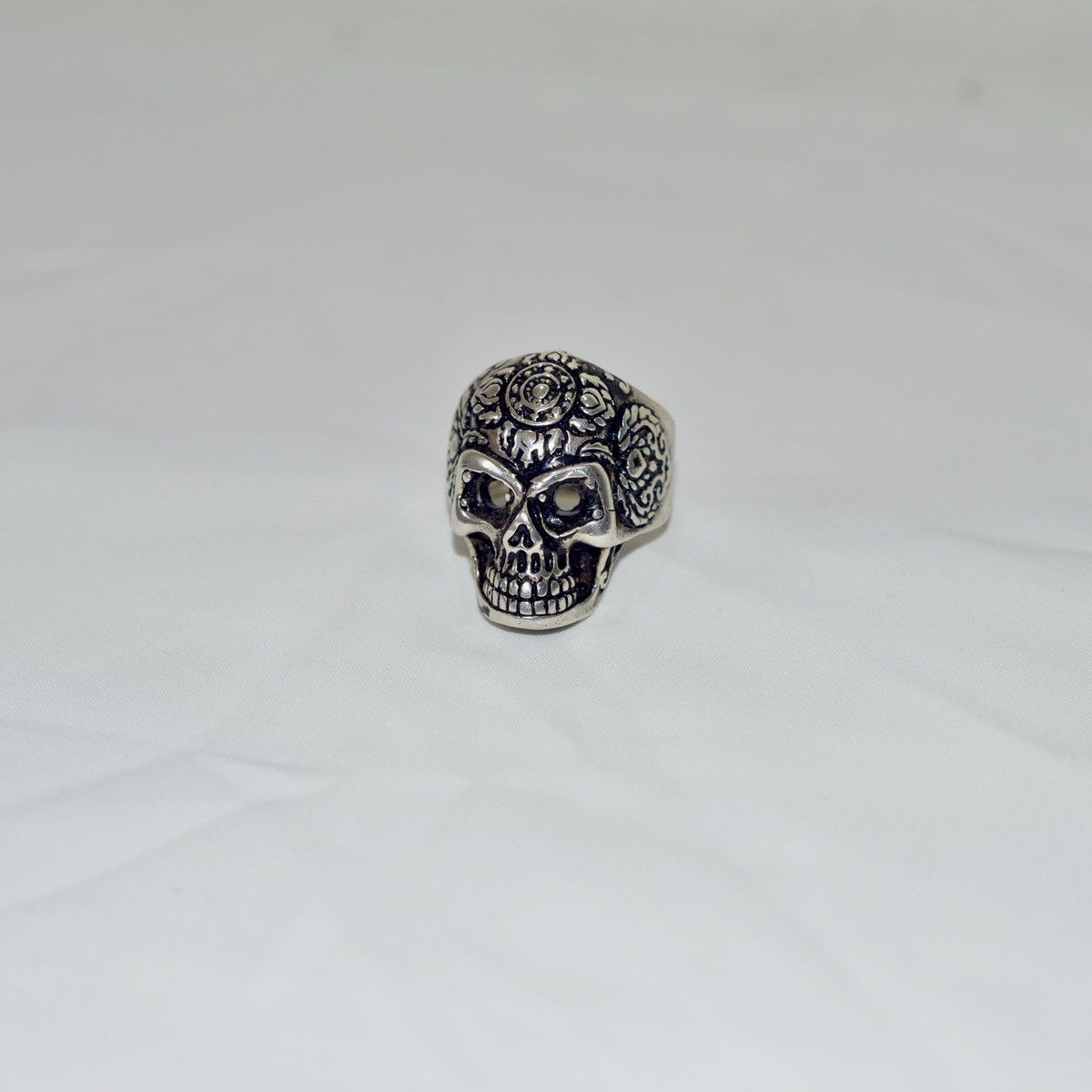 Other Skull silver 925 Ring Size ONE SIZE - 2 Thumbnail