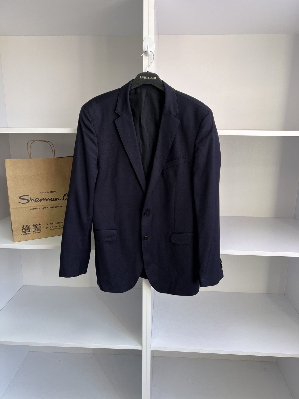 Hugo Boss × Vintage Vintage Hugo Boss Luxury Old Money Style Suit Size 52S - 4 Thumbnail