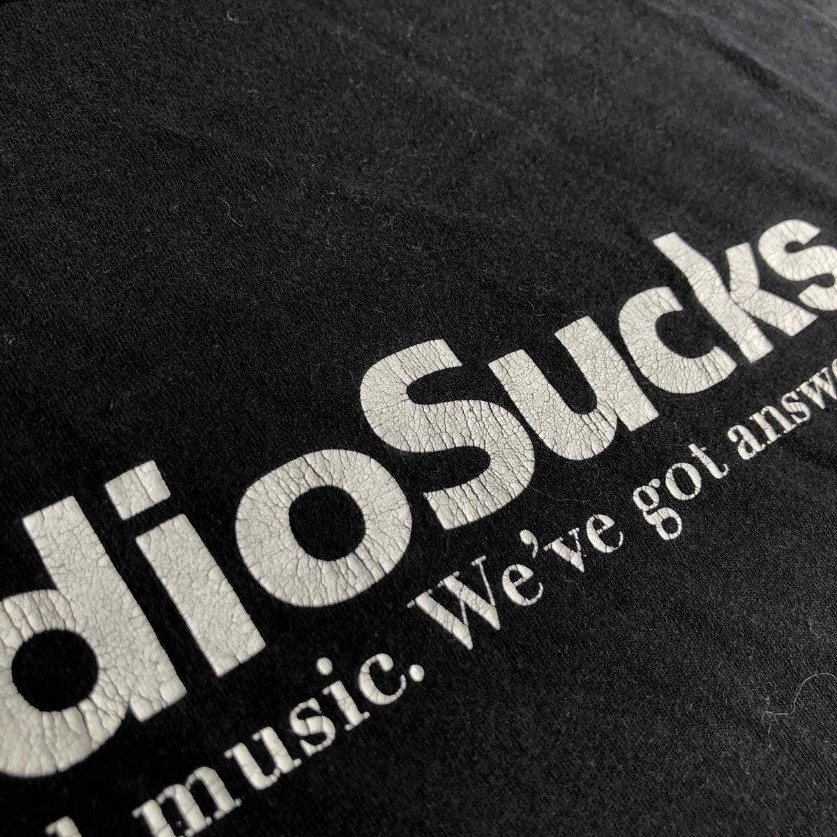 Rap Tees Vintage Y2K Radio Sucks DJ Jazzy Jeff Tee XL Hiphop R&B Size US XL / EU 56 / 4 - 3 Thumbnail