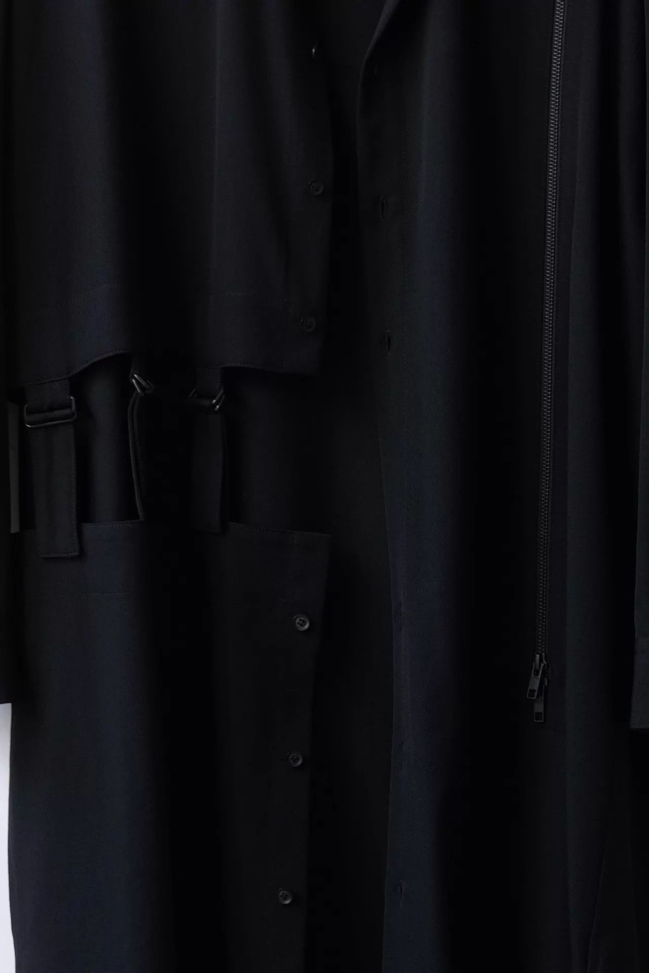 Yohji Yamamoto Yohji Yamamoto 19AW Decon Zip Shirt Coat Gaba Wool S2 Size US M / EU 48-50 / 2 - 6 Thumbnail