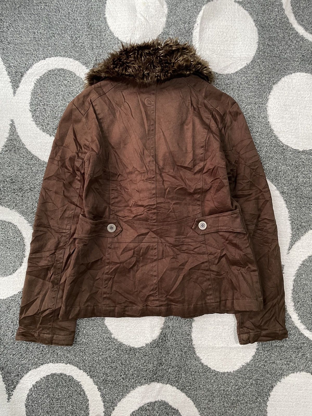 Japanese Brand ROMANTIC MOCHA JAPANESE BLAZER FAUX FUR Size US S / EU 44-46 / 1 - 12 Thumbnail
