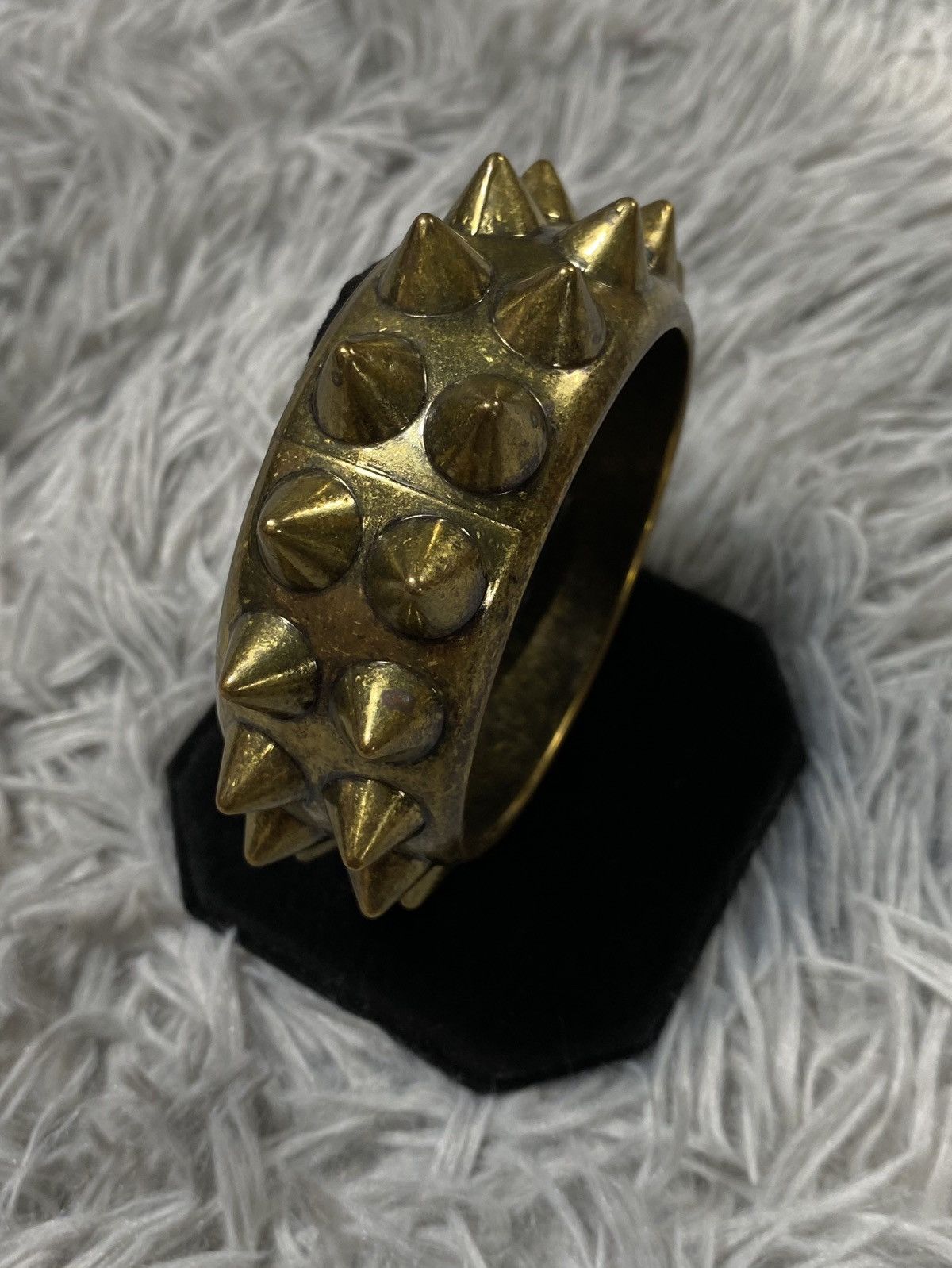 Jewelry Vintage Brass Spike Bangle | Japanese Brand Size ONE SIZE - 9 Thumbnail