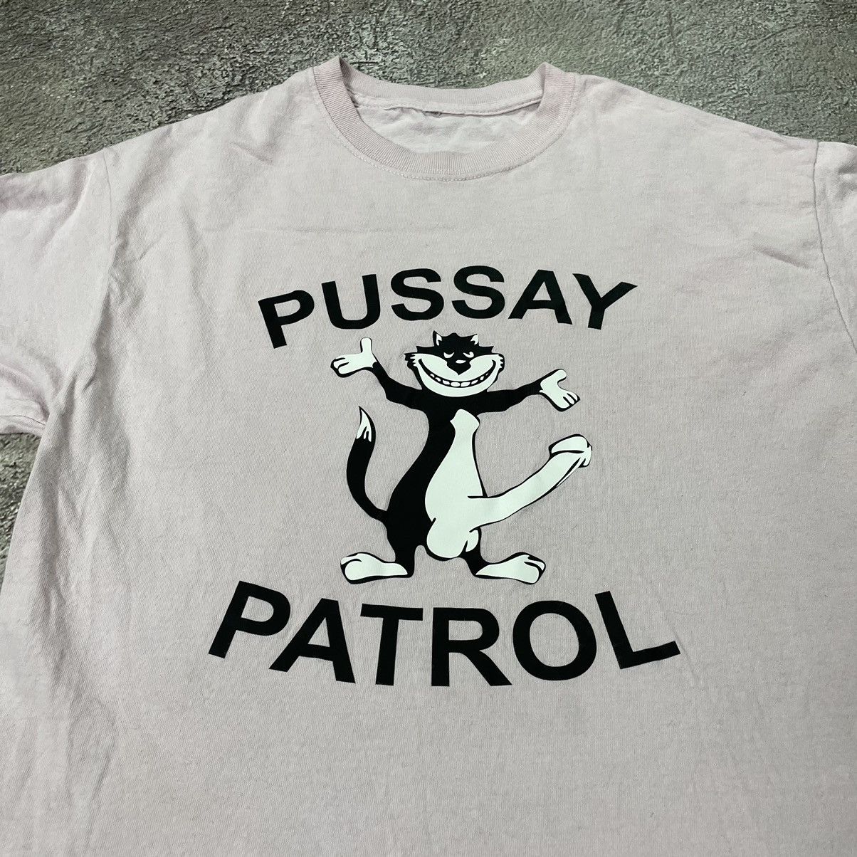 If Six Was Nine Vintage Y2K ADULT “PUSSAY PATROL PENIS CAT “ Devil BuyTee Size US M / EU 48-50 / 2 - 4 Thumbnail