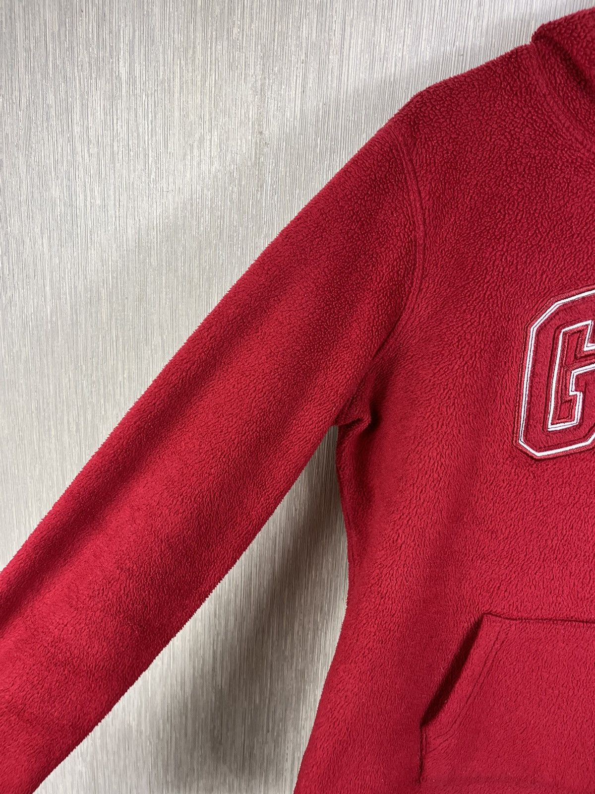 Gap × Vintage Vintage GAP 90s sherpa fleece hoodie teddy bear y2k spellout Size M / US 6-8 / IT 42-44 - 10 Thumbnail