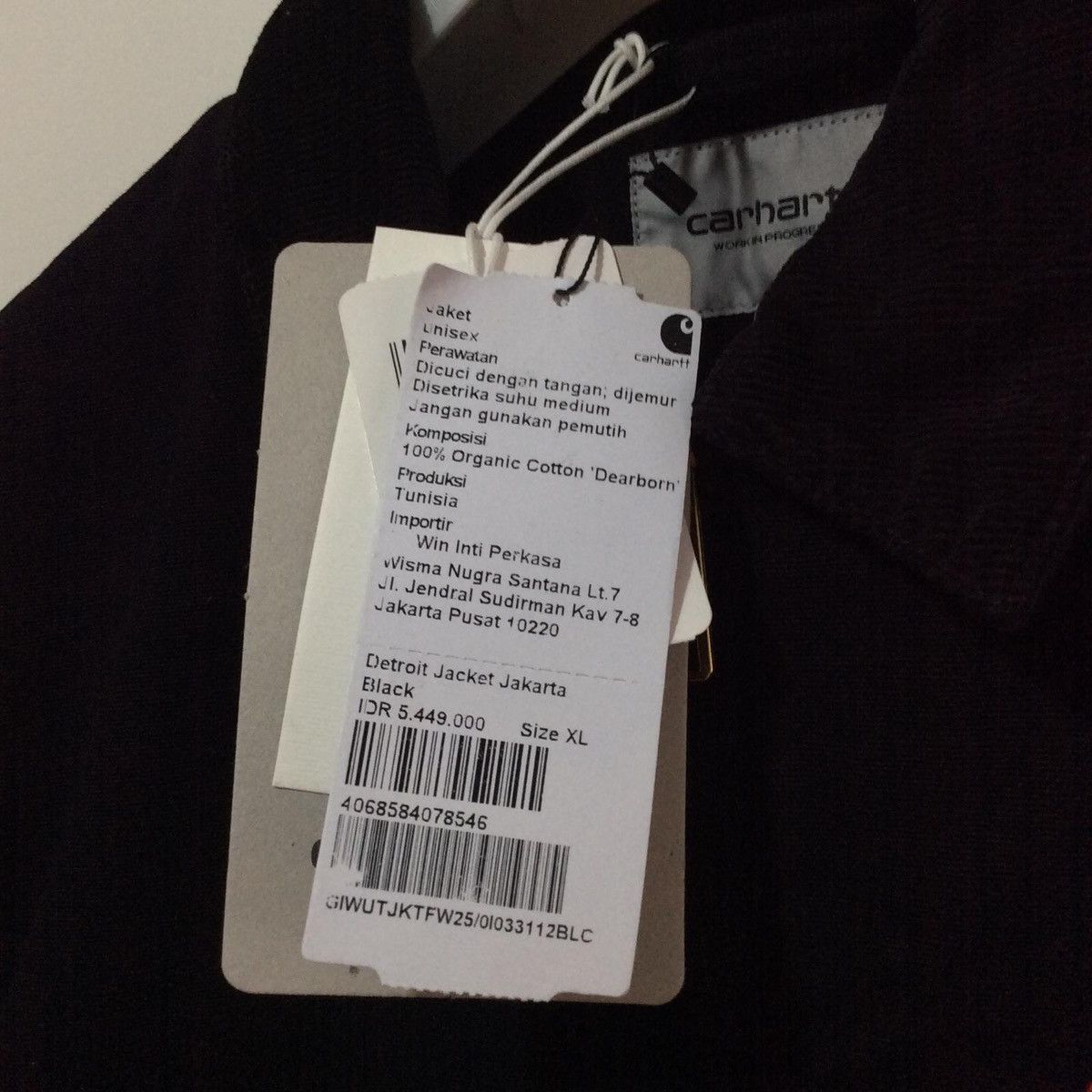 Carhartt Wip Detroit Jacket Carhartt Wip open Store Jakarta XL black new Size US XL / EU 56 / 4 - 6 Thumbnail