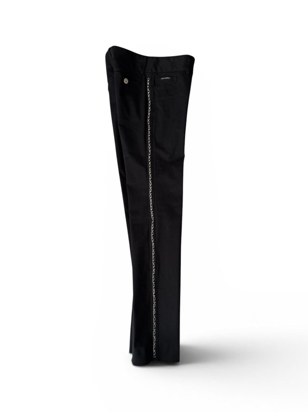 Dolce & Gabbana Dolce Gabbana DG Chain Pants Size 27" / US 4 / IT 40 - 4 Thumbnail