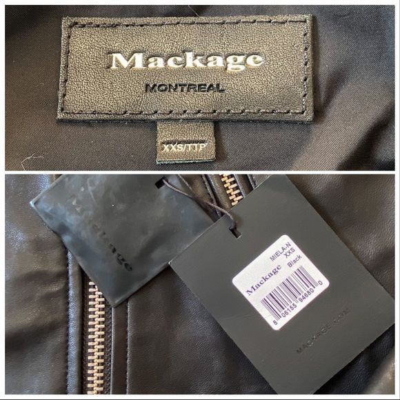 Mackage Mackage Miela-N Belted Leather Moto Jacket, NWT, Size XXS Size XXS / US 00 / IT 34 - 10 Thumbnail