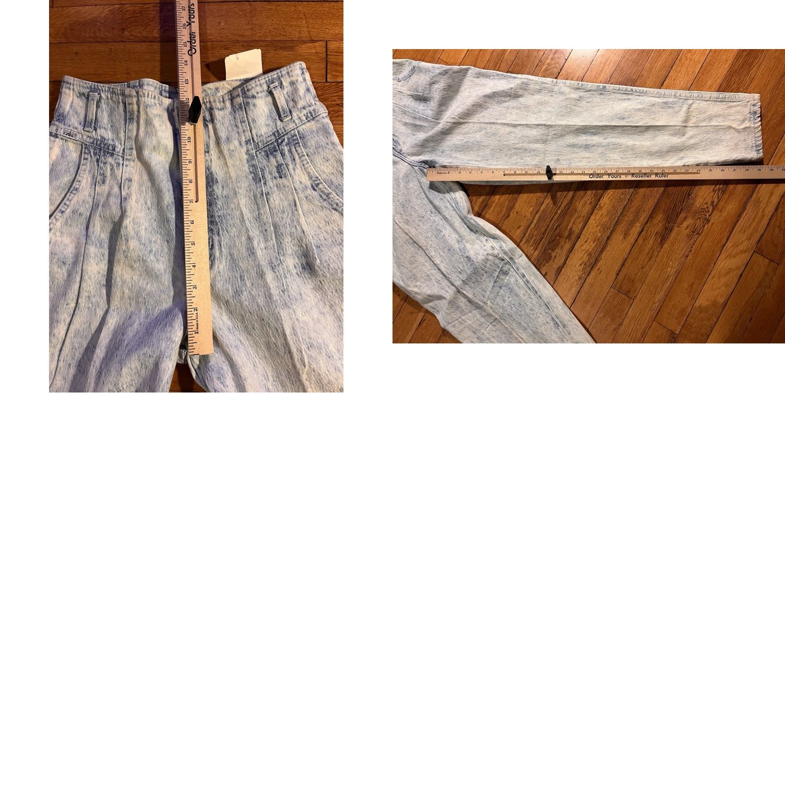 Vintage VINTAGE Chic Calgary High Waist Mom Jeans 27W 29L Blue Acid Wash Juniors 13 80s USA Womens Jeans Size 34" / US 12 / IT 48 - 9 Thumbnail