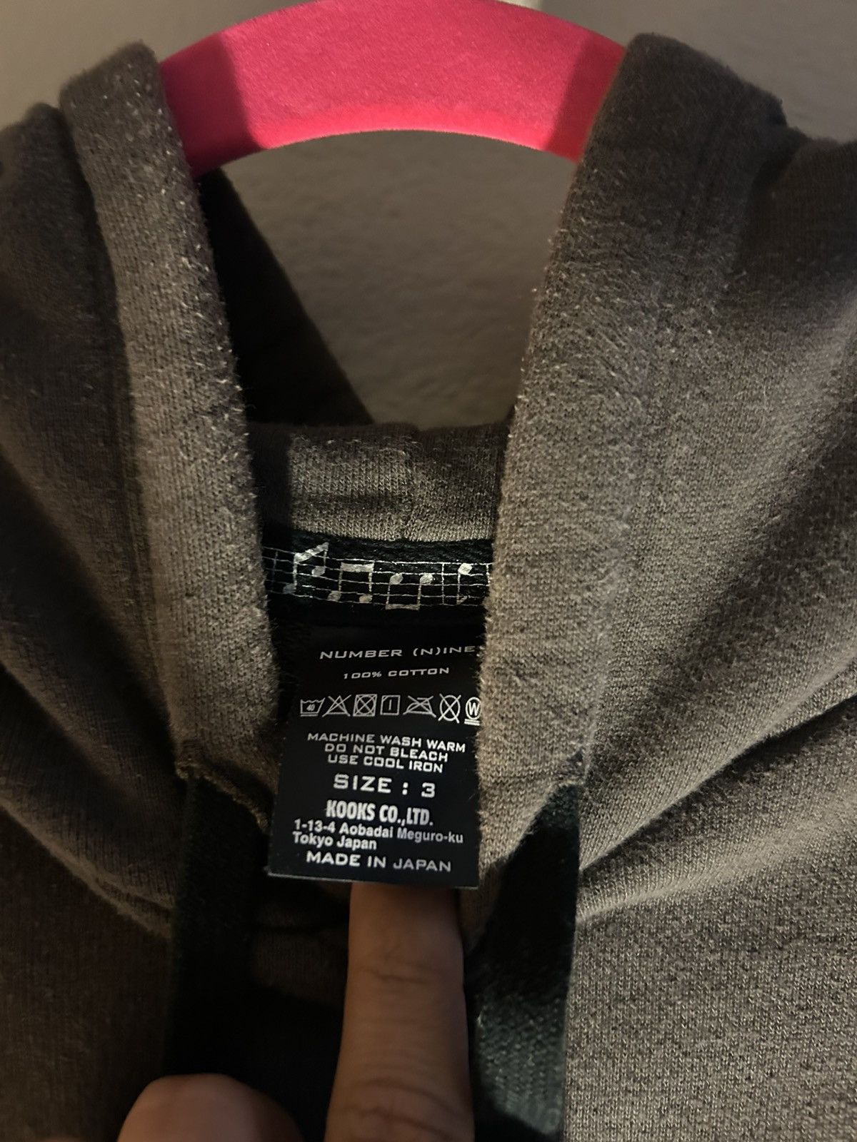 Number (N)ine RARE Number (N)Ine Mickey Mouse hoodie Size US L / EU 52-54 / 3 - 4 Thumbnail