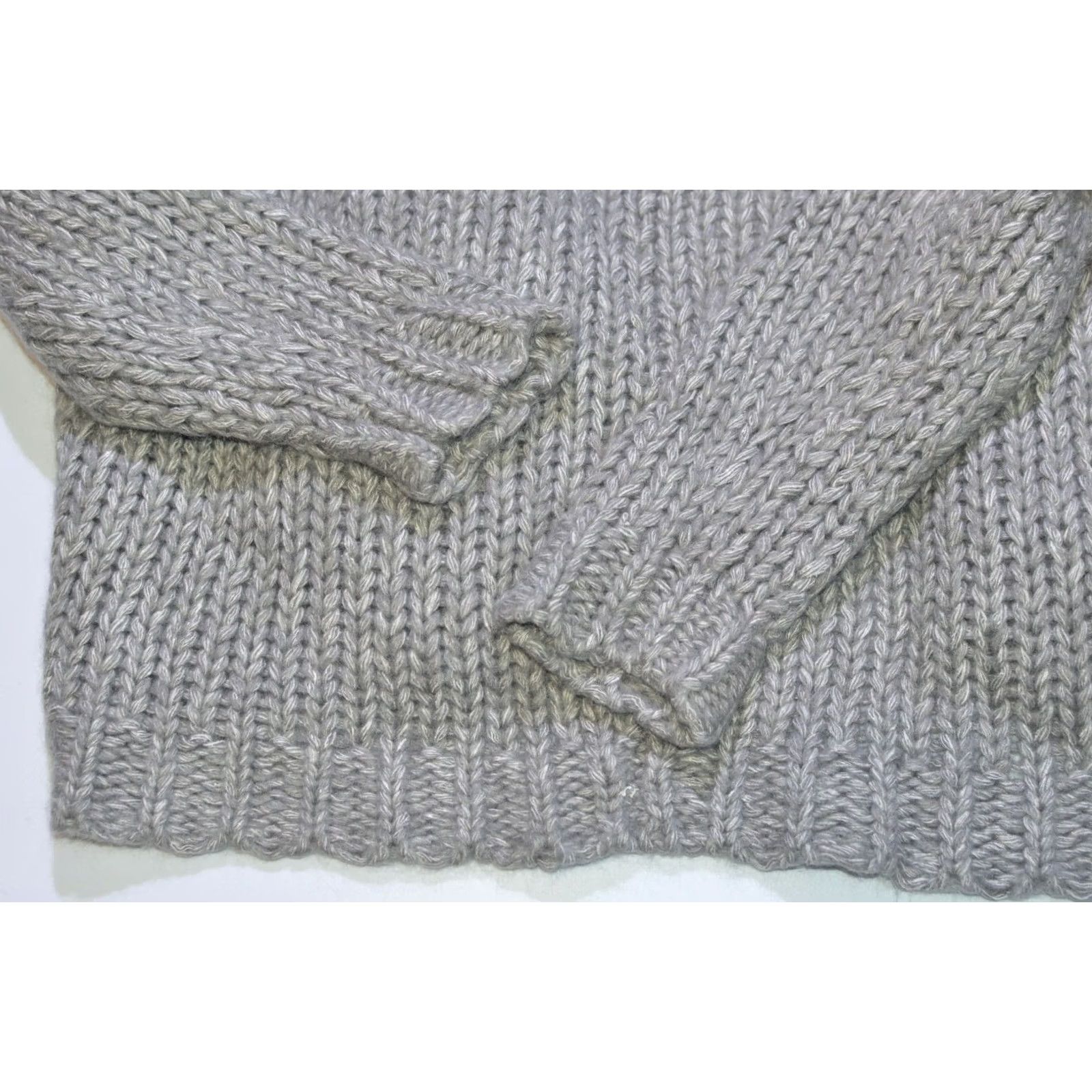 Alexander Wang Alexander Wang Designer Cardigan Sweater Wool Mohair Silk Chunky Knit Gray S Women XS? No Size S Size S / US 4 / IT 40 - 7 Thumbnail