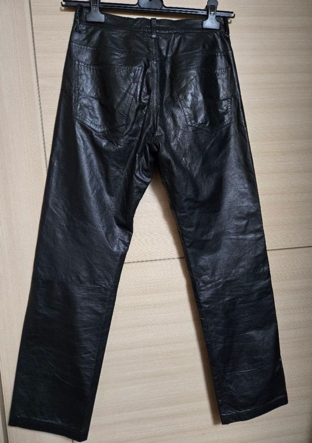 Dior Archive Dior Homme 04SS Strip Leather Pants Hedi Slimane 44 Size US 28 / EU 44 - 4 Thumbnail