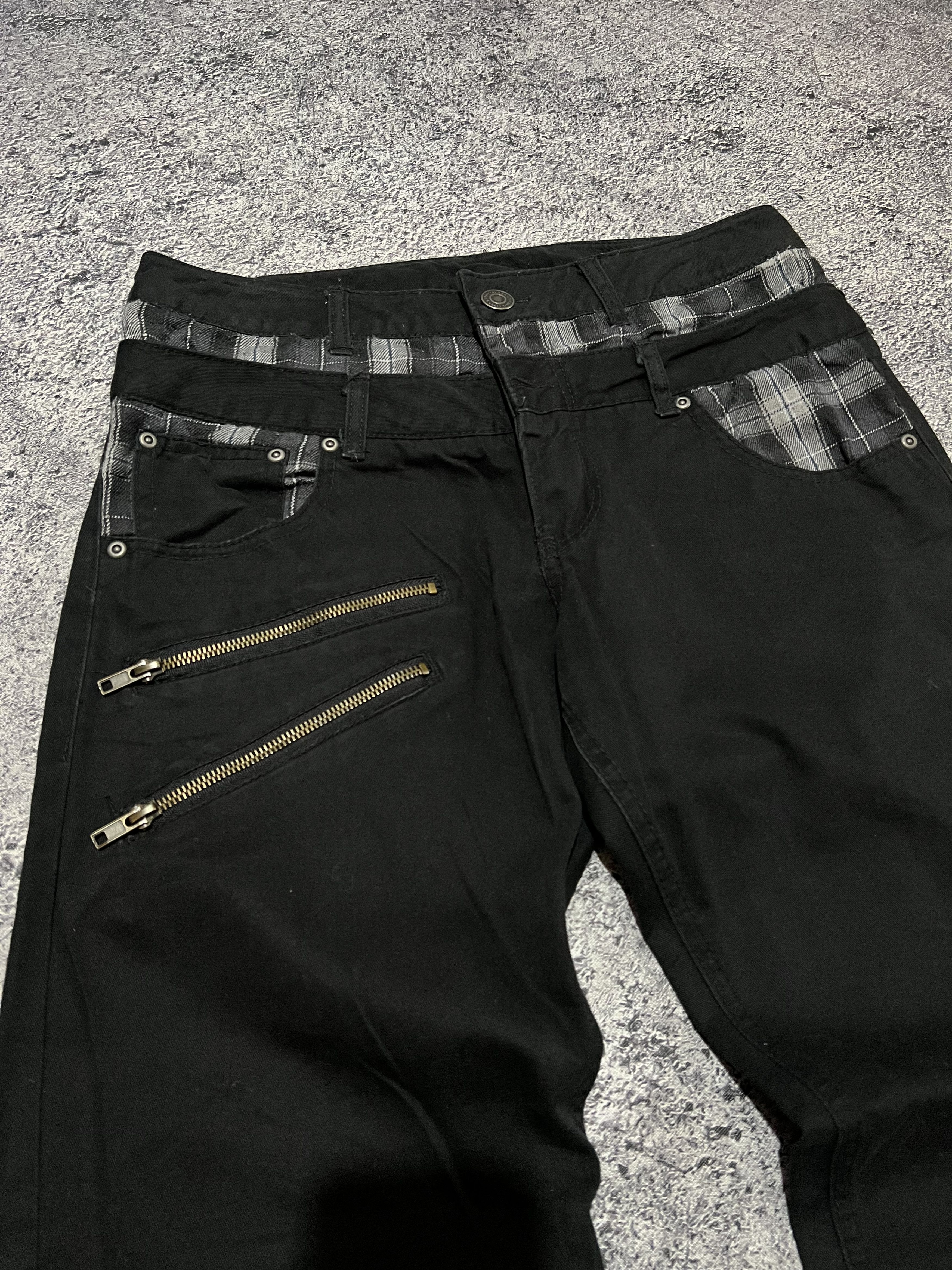 Comme des Garcons 2000s Archival Japanese Double Waist Baggy y2k style Size US 32 / EU 48 - 3 Thumbnail