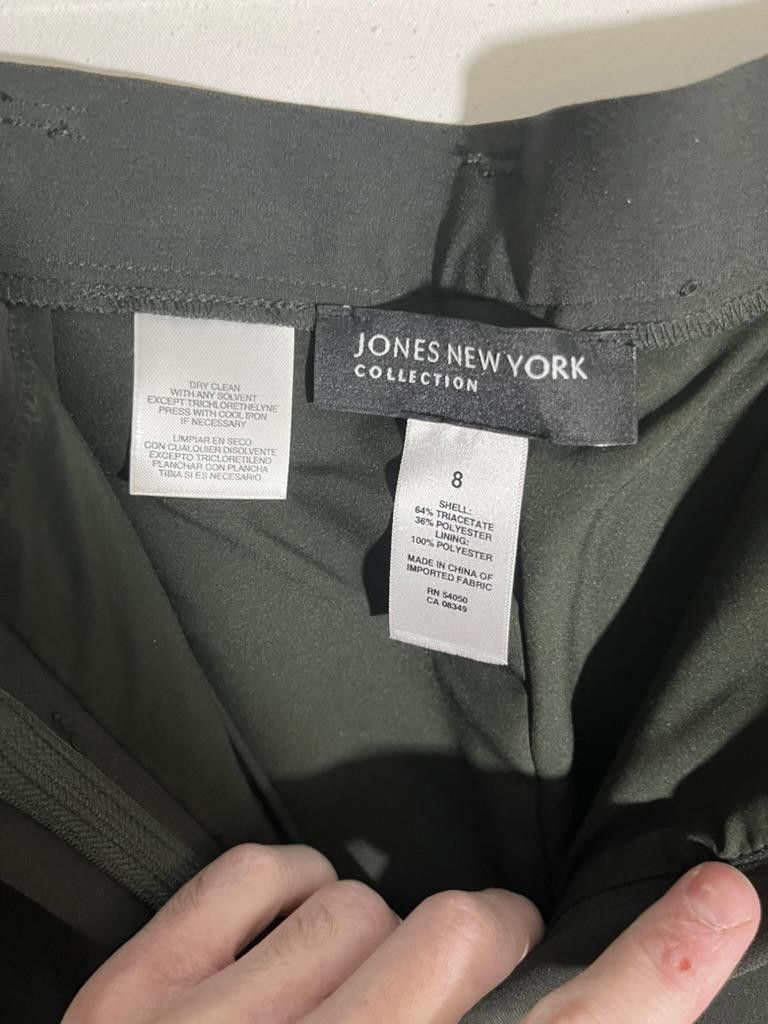 Jones New York Jones New York Women's Black Dress Pants Size 8 Size 30" / US 8 / IT 44 - 3 Thumbnail