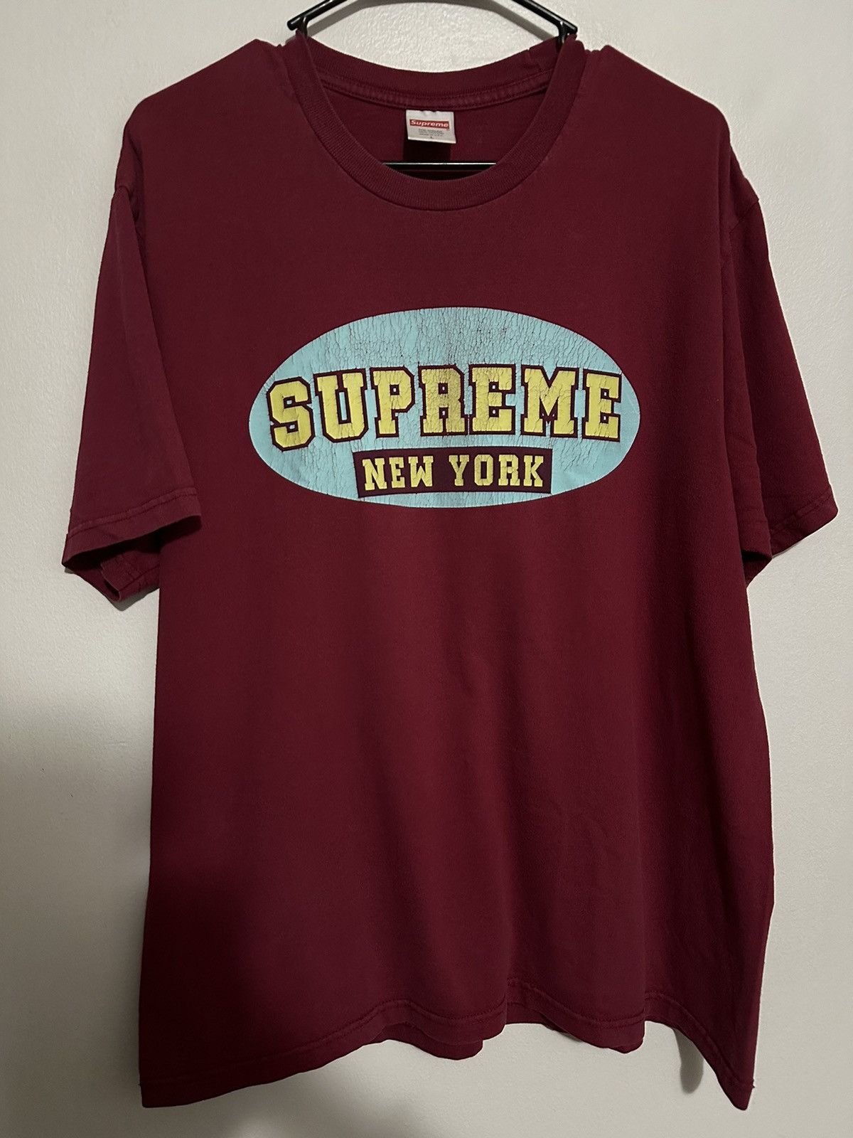 Supreme Supreme New York Tee Size US L / EU 52-54 / 3 - 1 Thumbnail