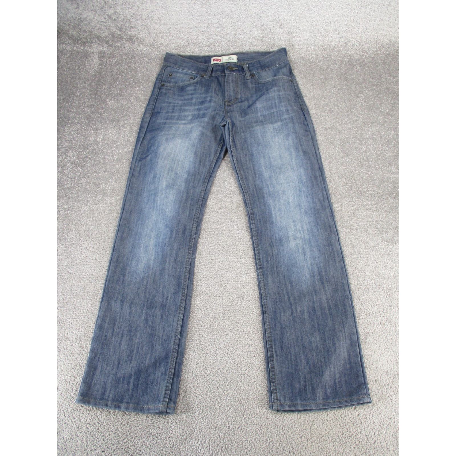 Levi's Levi's 514 Jeans Womens 18 Medium Light Wash Denim Straight Size 40" / US 18 - 2 Thumbnail