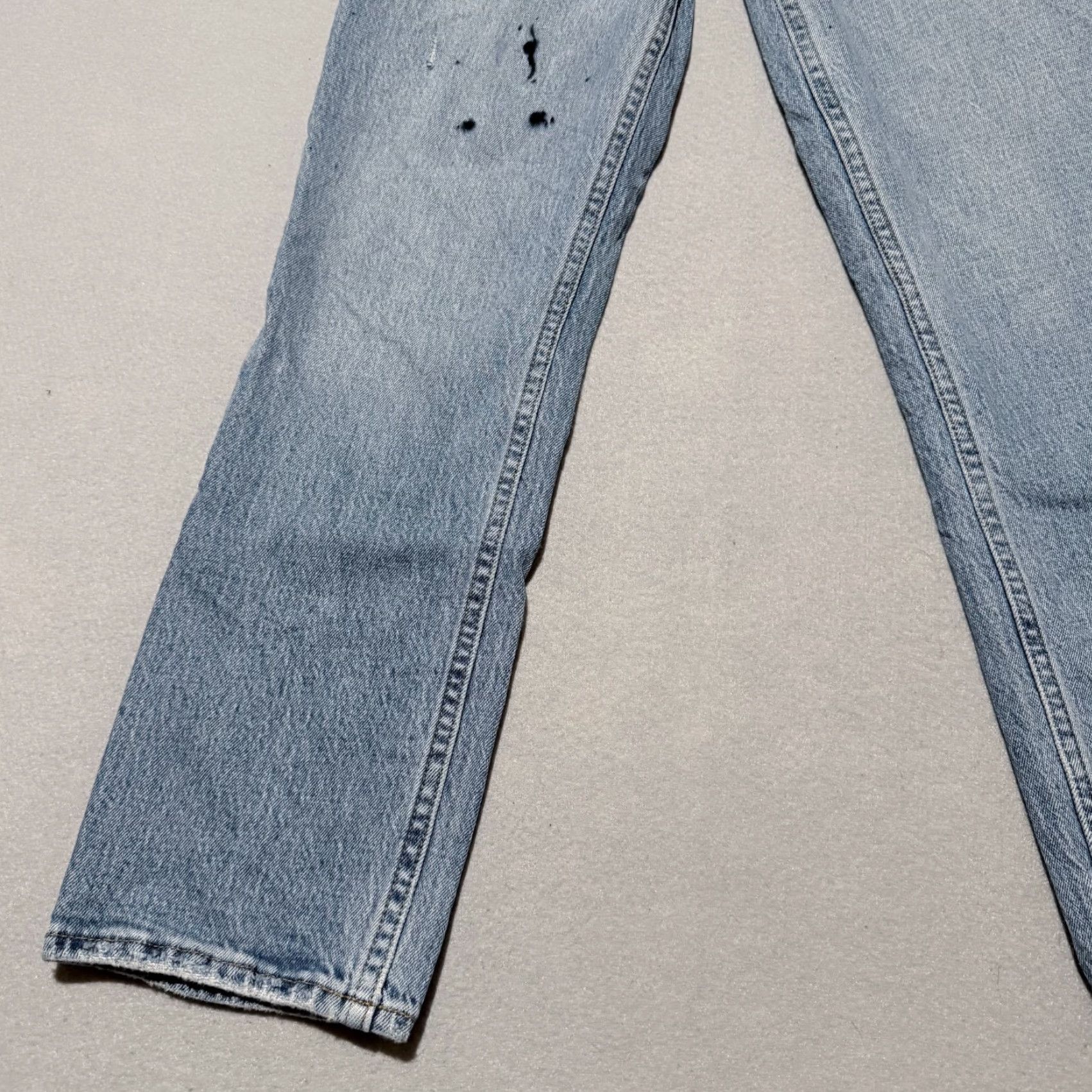Abercrombie & Fitch Abercrombie & Fitch Curve Love Jeans Women's 90s Ultra High Rise Straight Blue 23 - Adult Regular Size Size 40" / US 18 - 5 Thumbnail