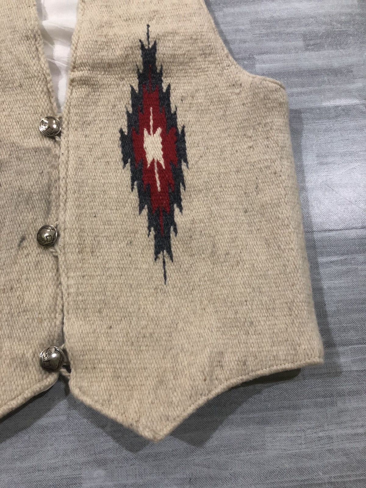 Native Vintage Chimayo Wool Novajo Vest Native Design Size US S / EU 44-46 / 1 - 3 Thumbnail