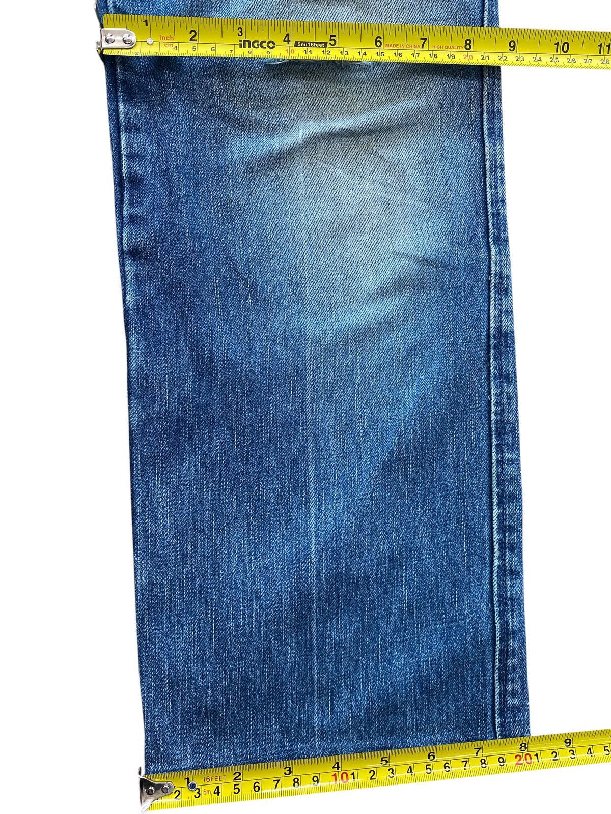 United Arrows United Arrow Faded Blue Wash Straight Leg Style Jeans Size US 31 - 9 Thumbnail