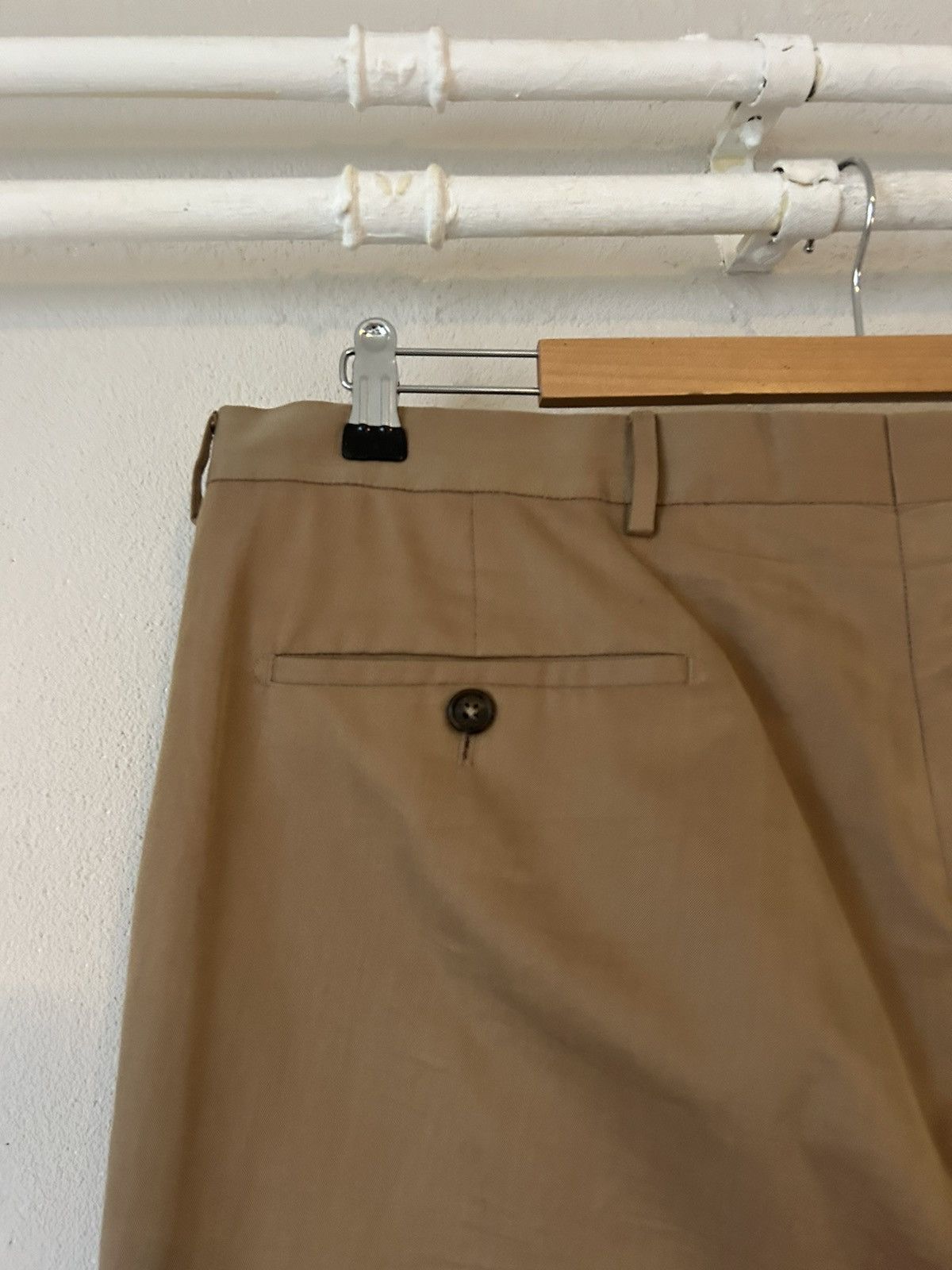 Prada Prada Khaki Cotton Trousers - Size 54 Size US 38 / EU 54 - 11 Thumbnail