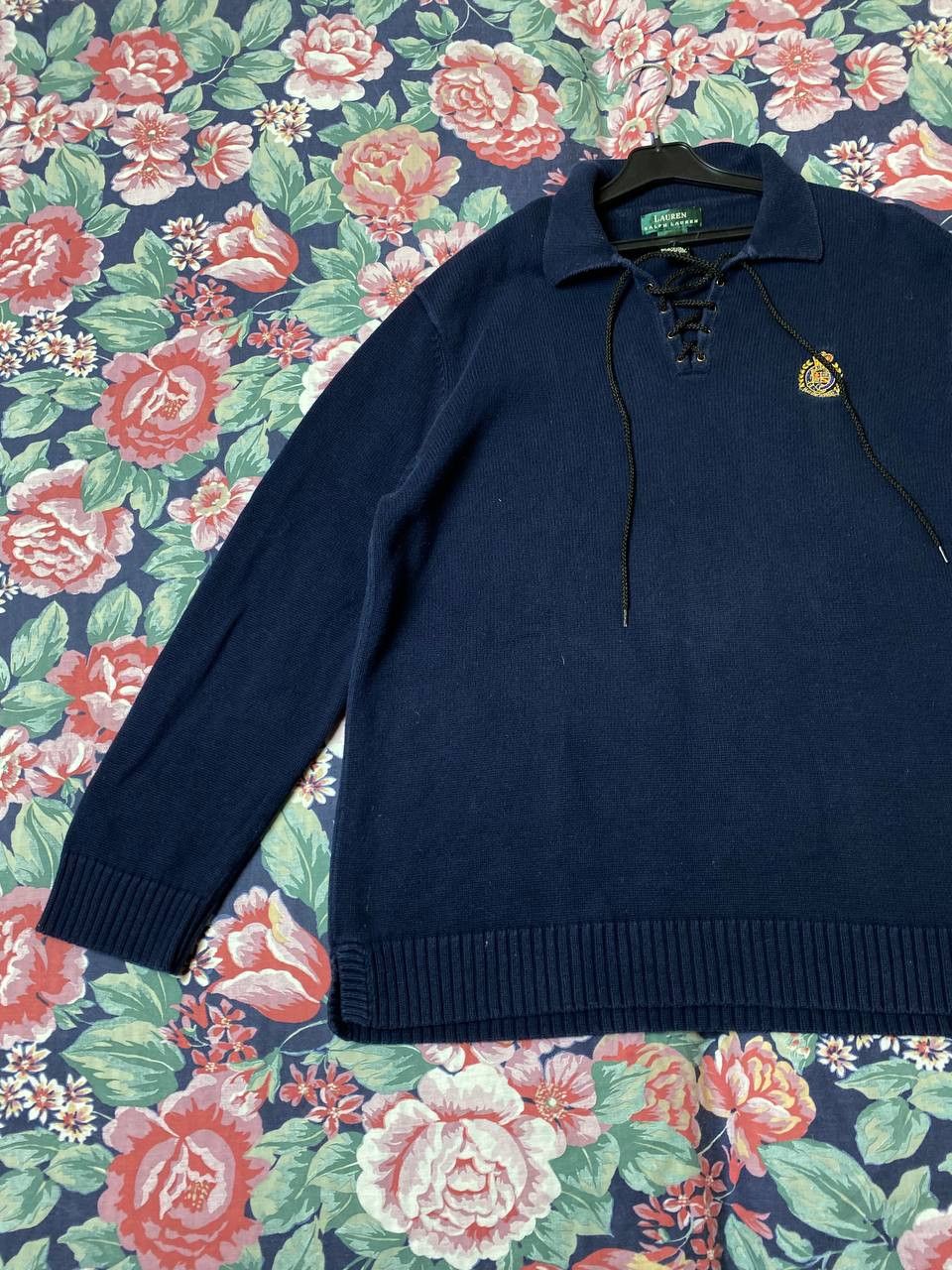 Polo Ralph Lauren Men's Polo Ralph Lauren Quarter-Zip Pullover Sweater Size US XL / EU 56 / 4 - 11 Thumbnail