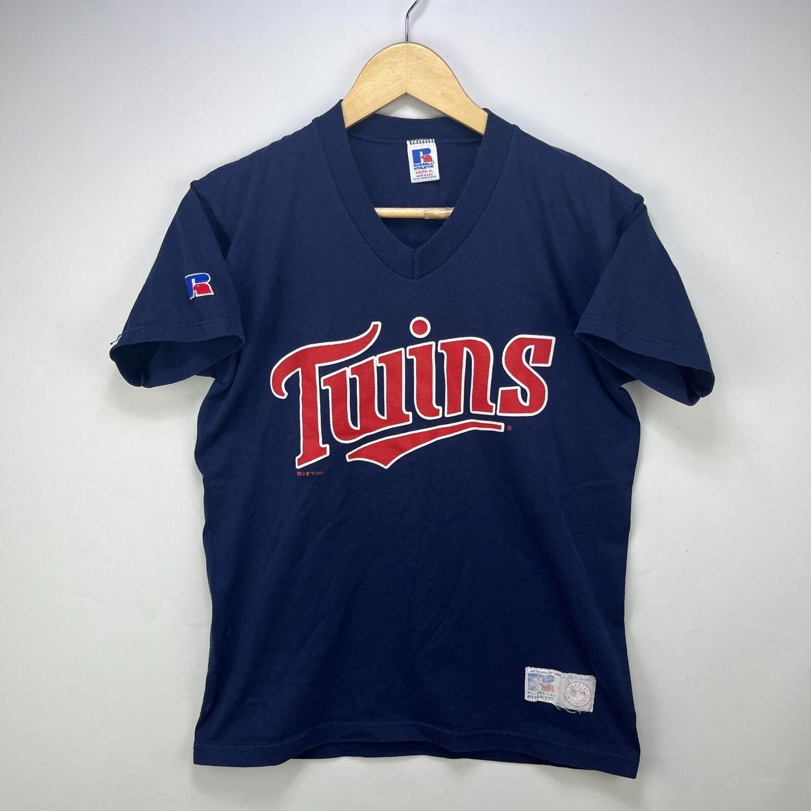 Russell Athletic Vintage 1995 Minnesota Twins Russell T-Shirt Youth XL Size ONE SIZE - 1 Thumbnail
