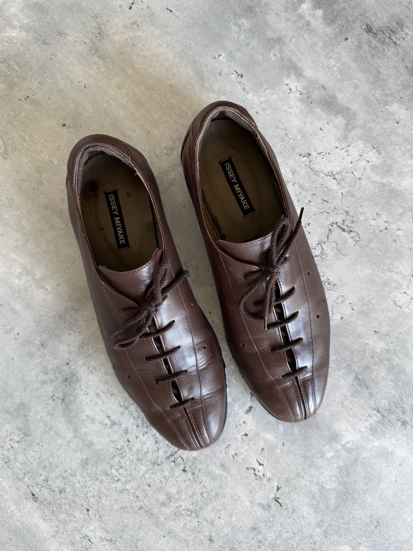 Issey Miyake 1990s PLEGADA LEATHER SHOES Size US 8 / EU 41 - 14 Thumbnail