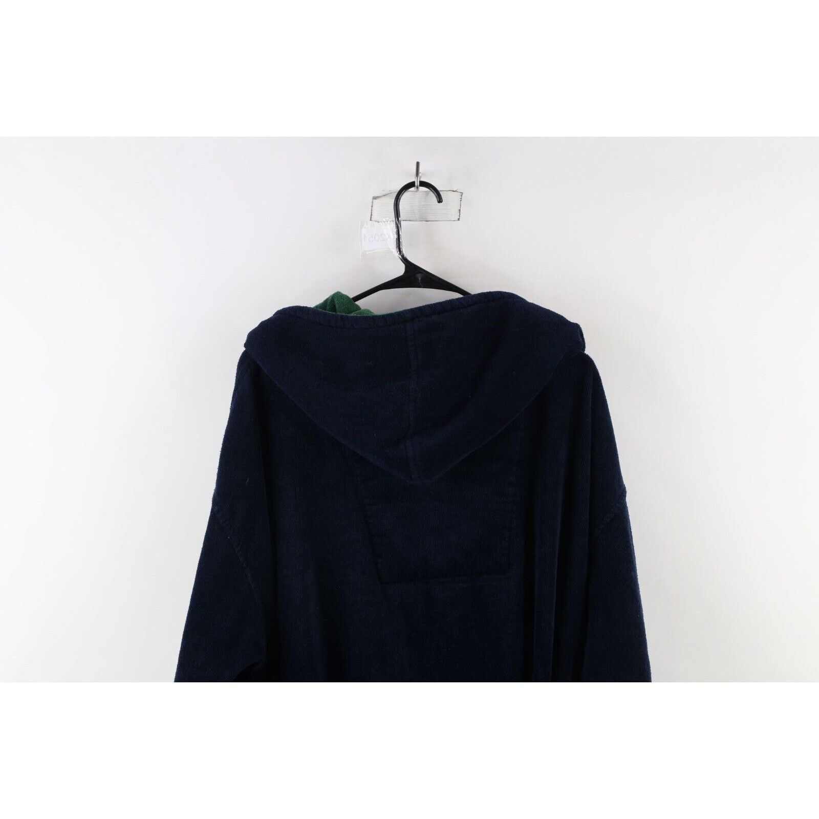 Nautica × Vintage Vintage 90s Nautica Distressed Terry Cloth Hooded Bath Robe Size US XL / EU 56 / 4 - 15 Thumbnail