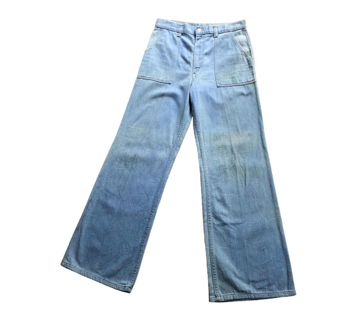 Big John × Vintage 1970s Vintage Big John Zoom Up Flare Pant Size US 29 - 2 Thumbnail